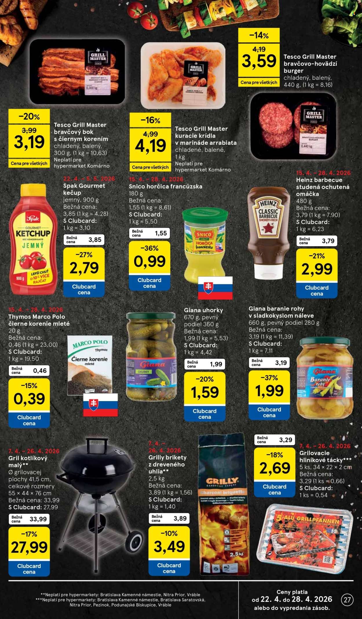 TESCO leták - Od stredy 22.4.2026 (2026-04-22 - 2026-04-28) | 27