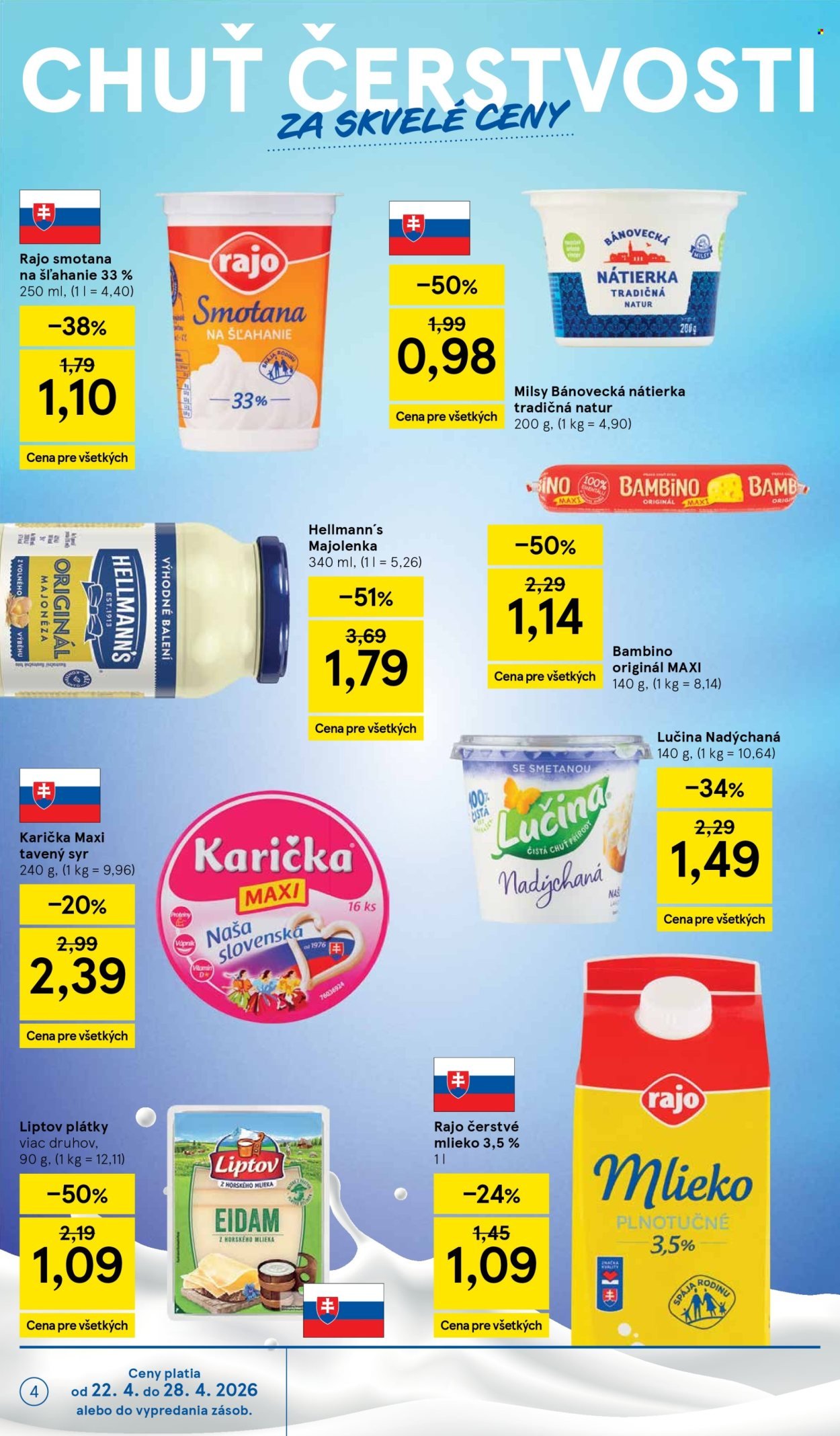 TESCO leták - Od stredy 22.4.2026 (2026-04-22 - 2026-04-28) | 4