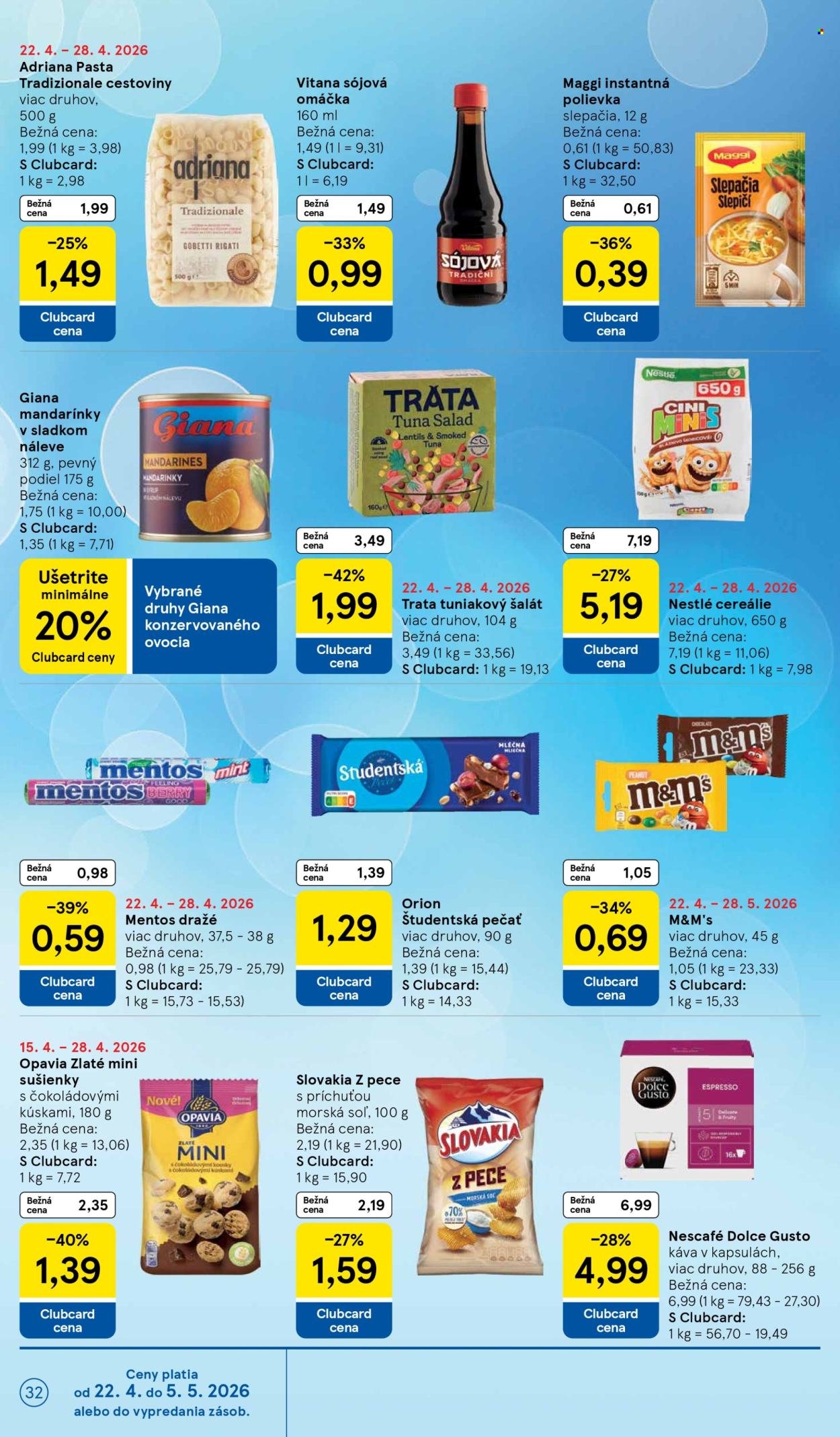 TESCO leták - Od stredy 22.4.2026 (2026-04-22 - 2026-04-28) | 32