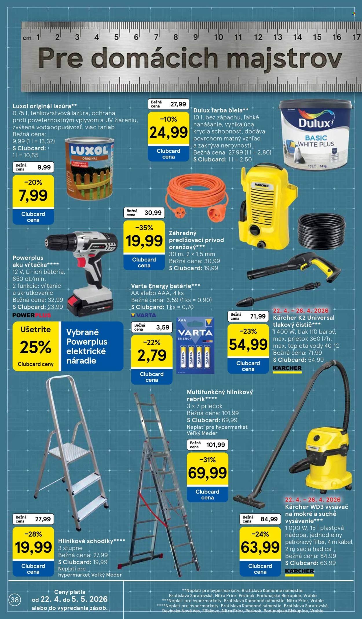 TESCO leták - Od stredy 22.4.2026 (2026-04-22 - 2026-04-28) | 38