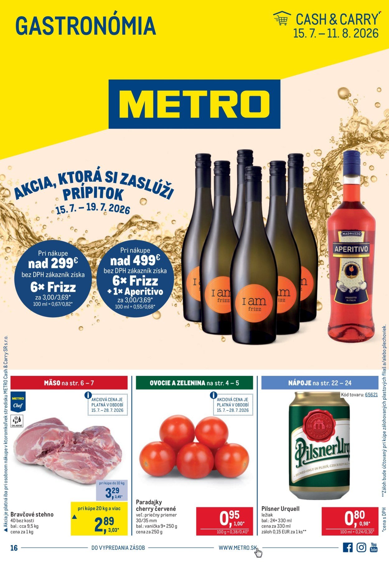 METRO leták - Gastronómia
