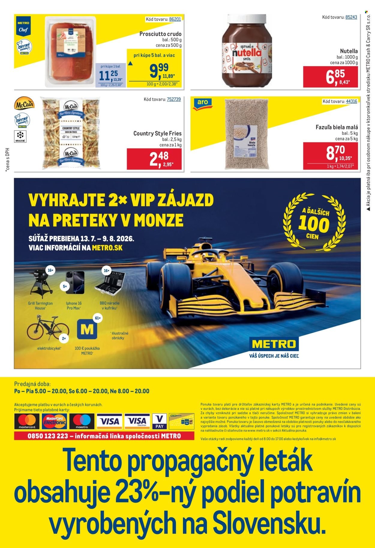 METRO leták - Gastronómia