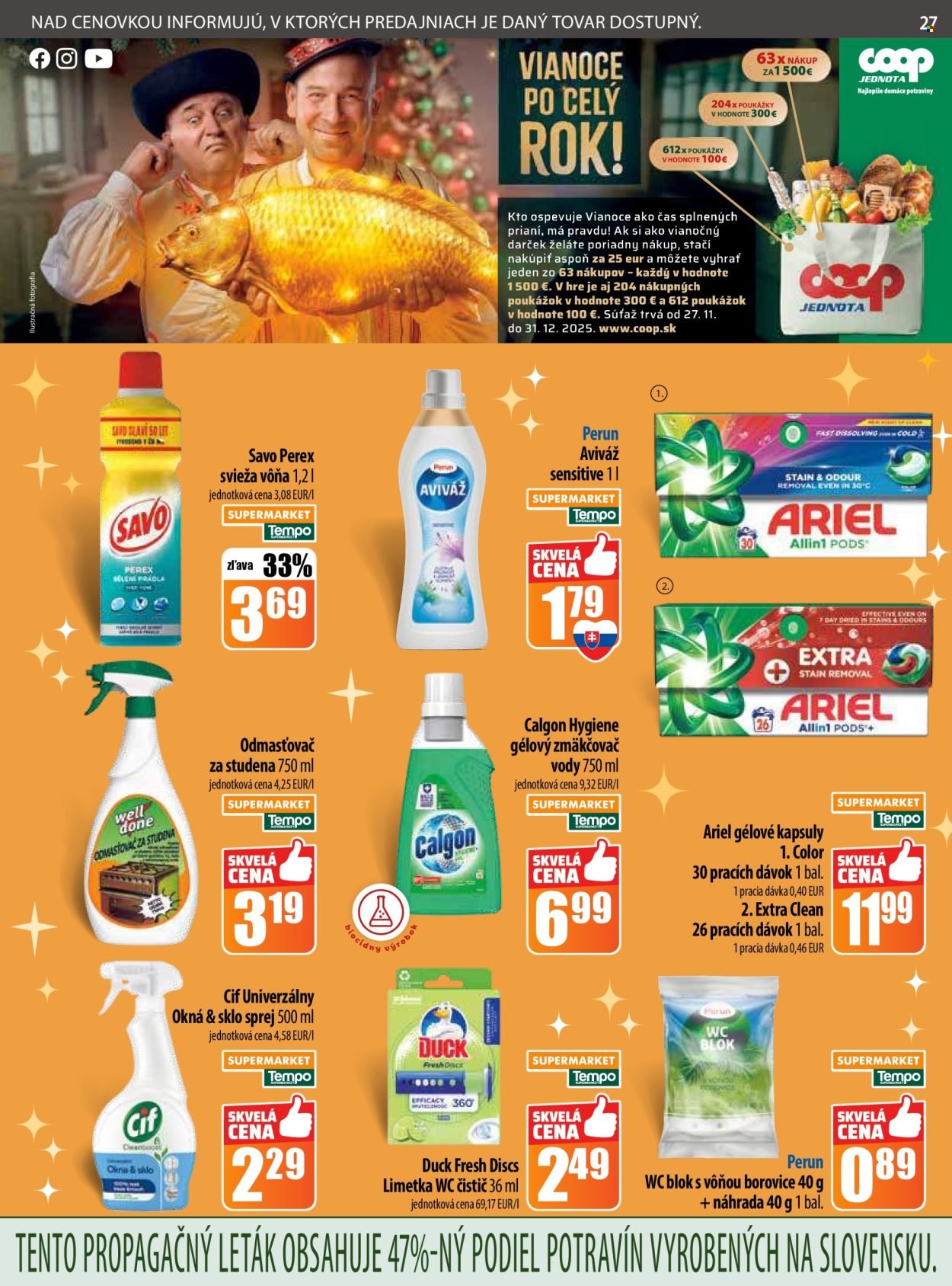 COOP JEDNOTA leták - Od štvrtka 11.12.2025 (2025-12-11 - 2025-12-17) | 27