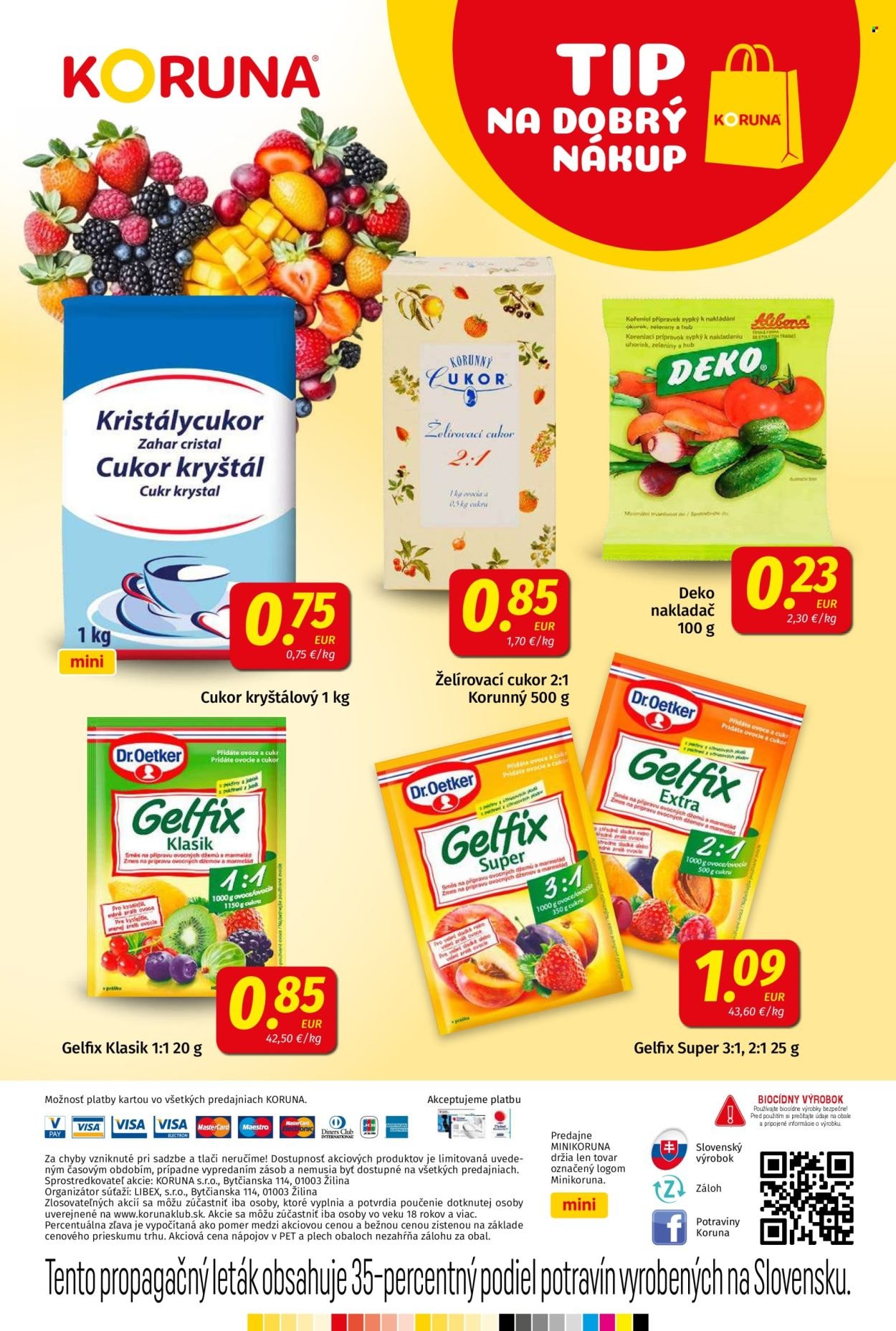 POTRAVINY KORUNA leták - Od piatka 5.6.2026