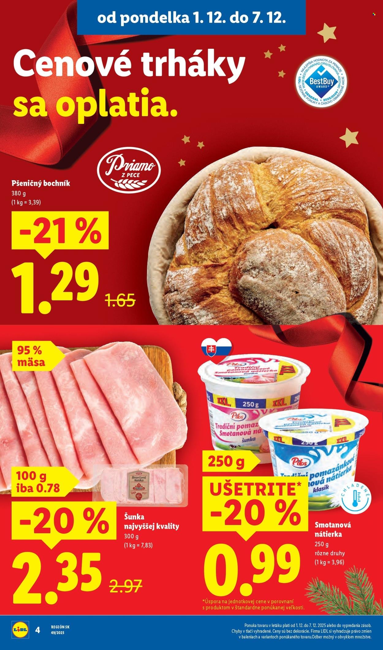 LIDL leták - Od pondelka 1.12.2025 (2025-12-01 - 2025-12-07) | 4