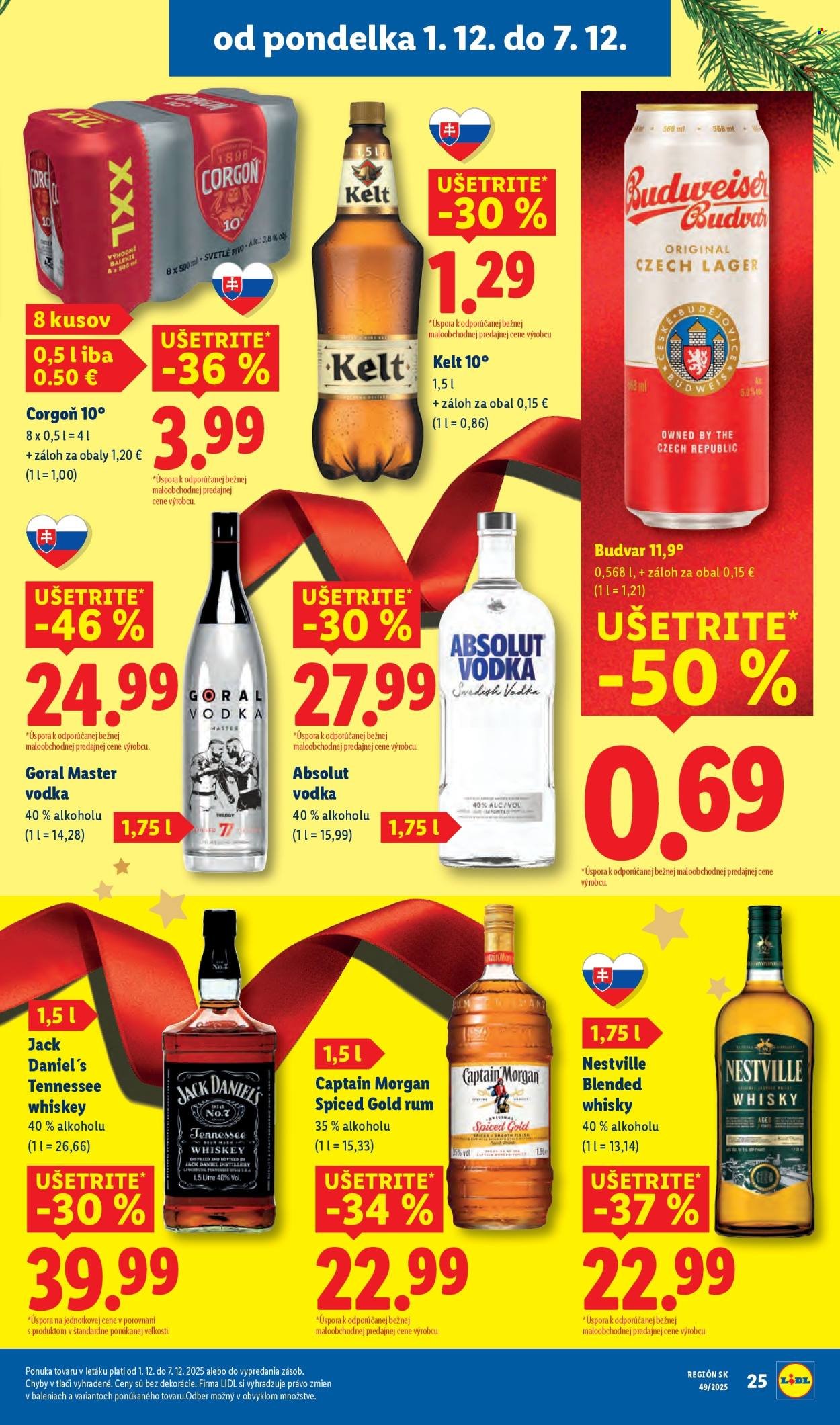 LIDL leták - Od pondelka 1.12.2025 (2025-12-01 - 2025-12-07) | 33