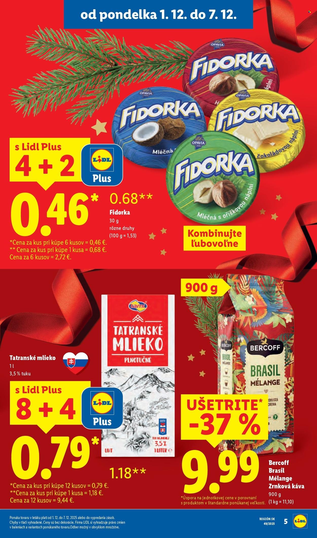 LIDL leták - Od pondelka 1.12.2025 (2025-12-01 - 2025-12-07) | 5