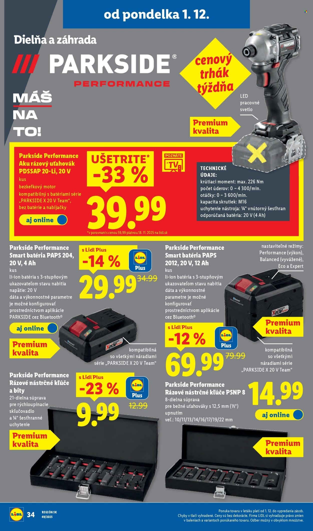 LIDL leták - Od pondelka 1.12.2025 (2025-12-01 - 2025-12-07) | 46