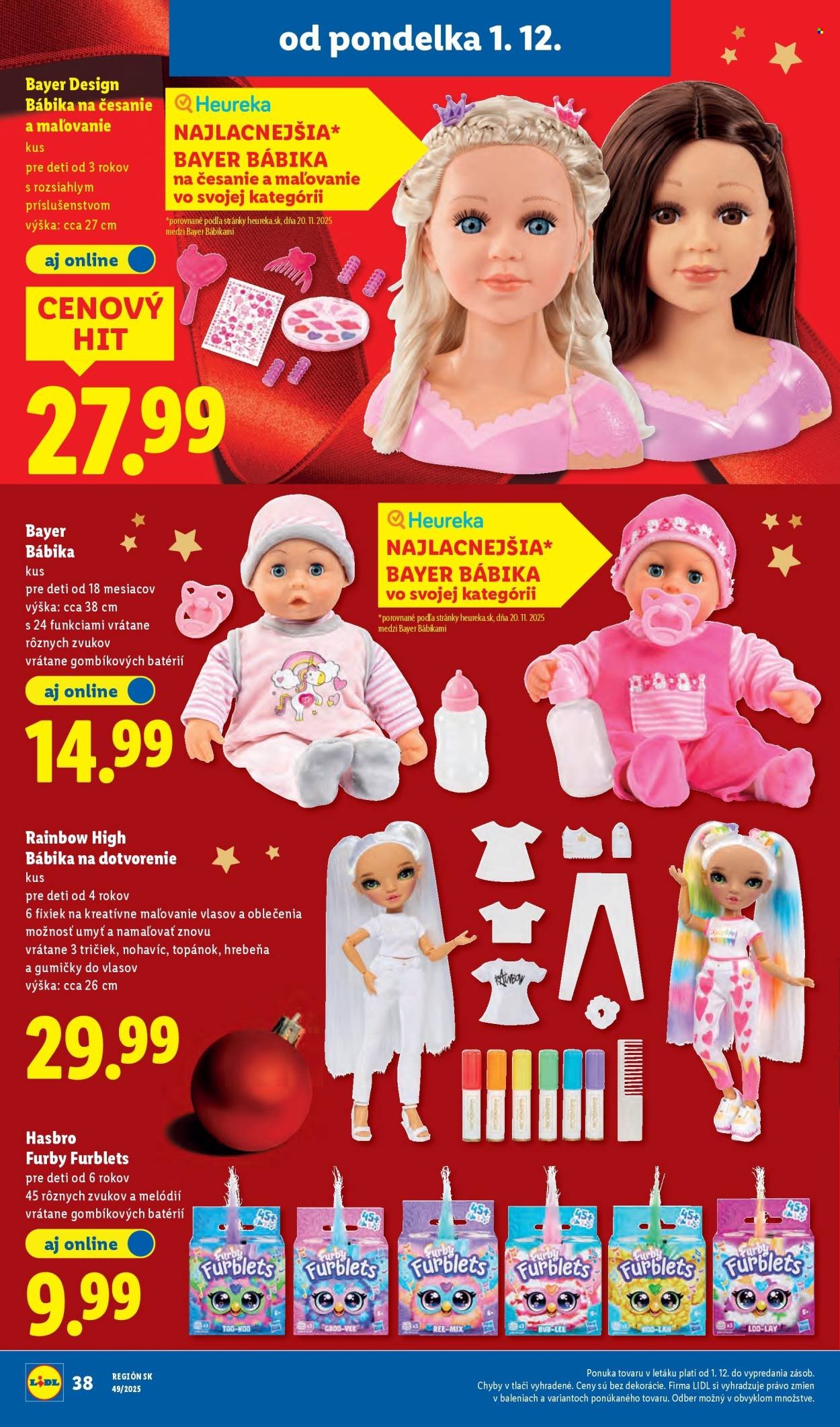 LIDL leták - Od pondelka 1.12.2025 (2025-12-01 - 2025-12-07) | 50