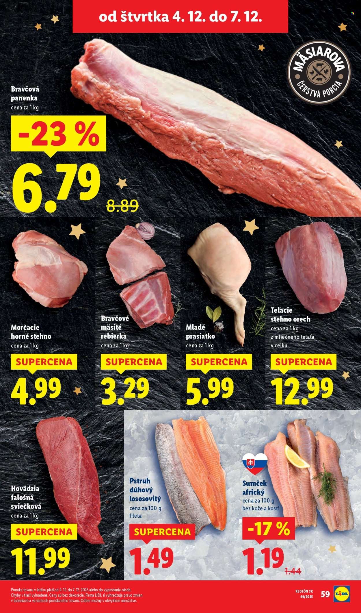 LIDL leták - Od pondelka 1.12.2025 (2025-12-01 - 2025-12-07) | 71