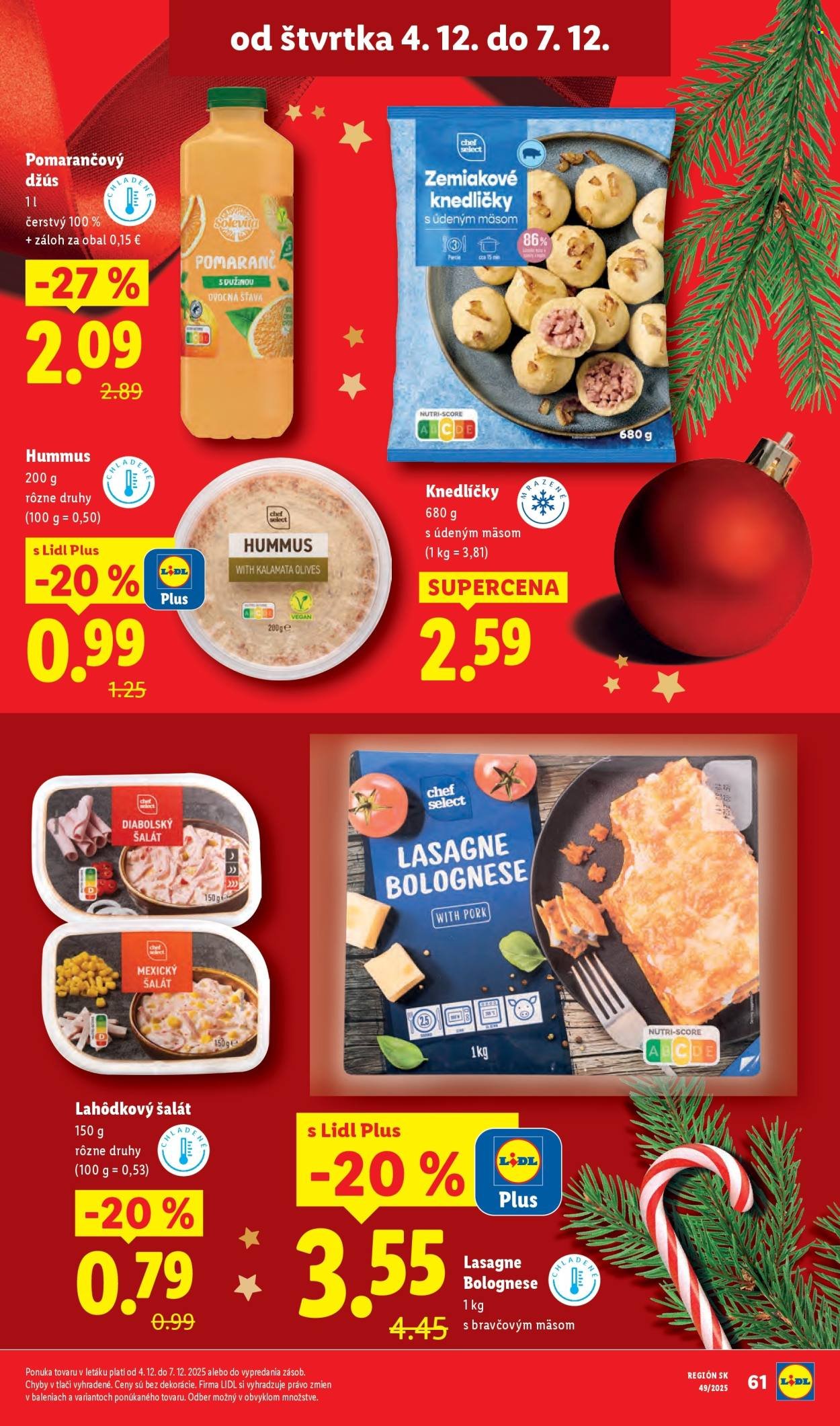 LIDL leták - Od pondelka 1.12.2025 (2025-12-01 - 2025-12-07) | 73