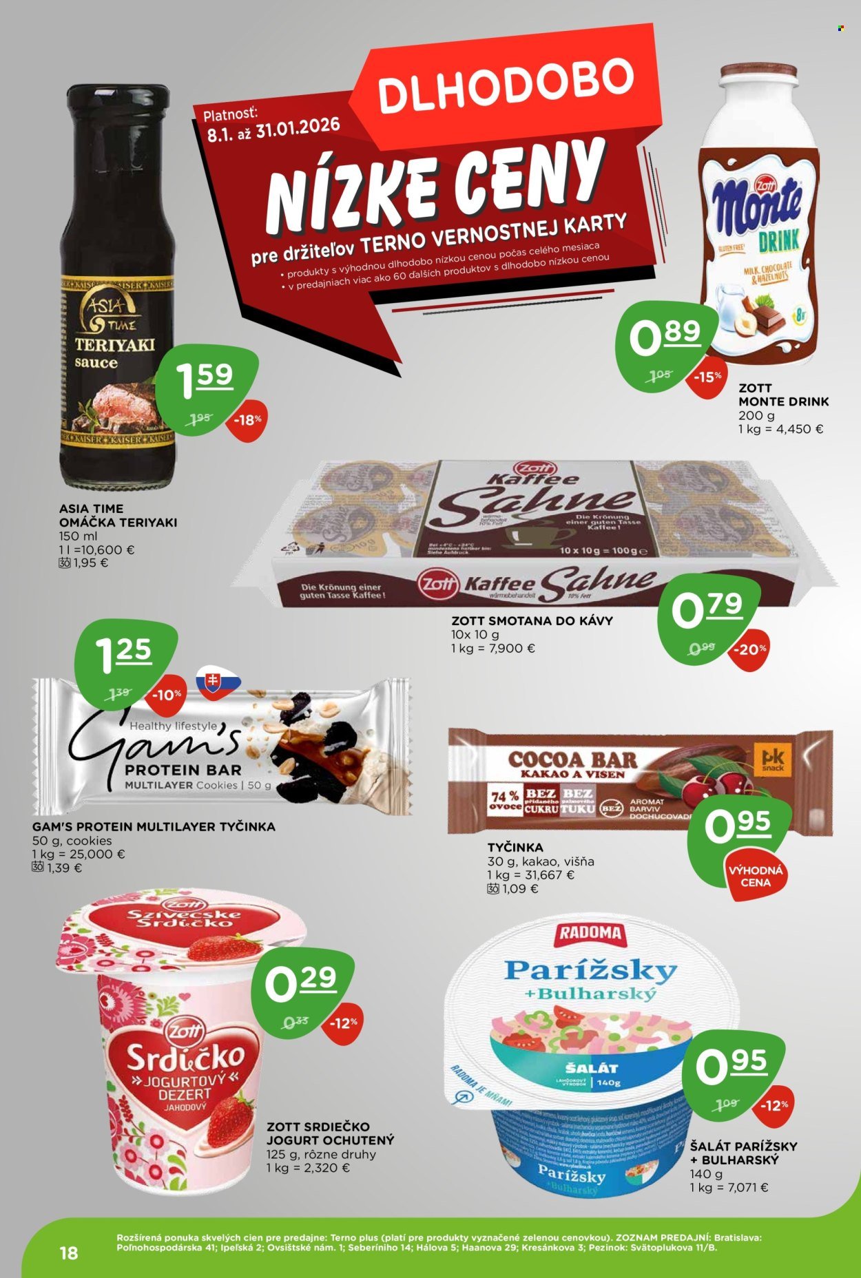 TERNO leták - Od štvrtka 22.1.2026 (2026-01-22 - 2026-01-28) | 18