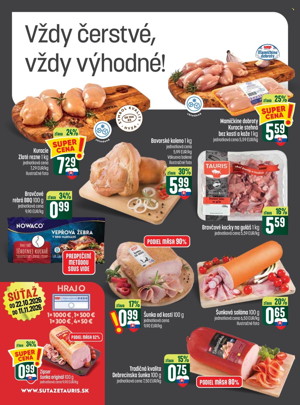 COOP JEDNOTA leták - Od štvrtka 29.10.2026