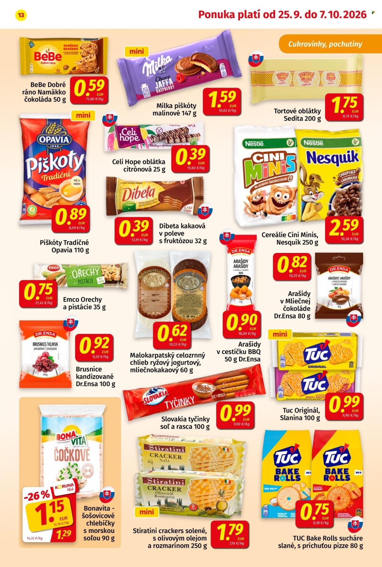 POTRAVINY KORUNA leták - Od piatka 25.9.2026