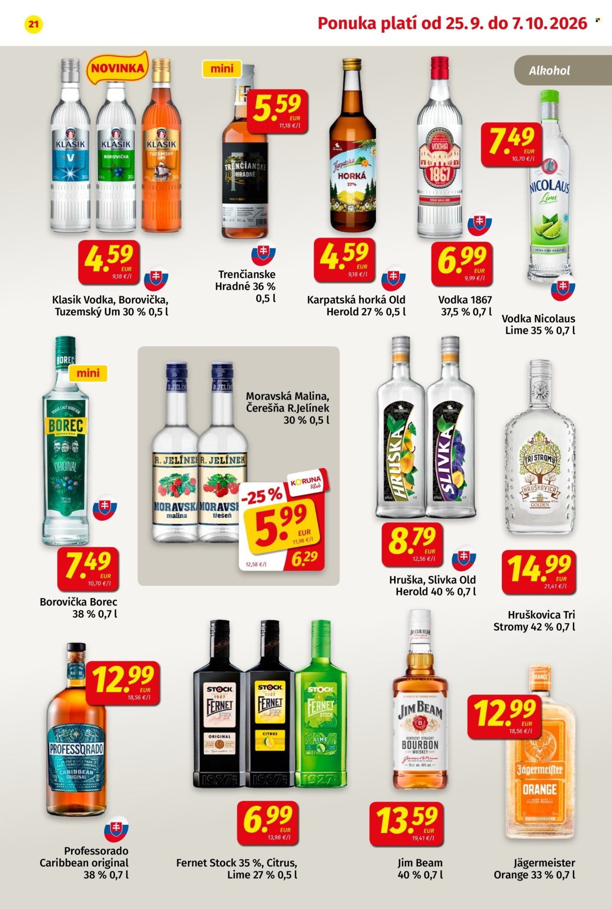 POTRAVINY KORUNA leták - Od piatka 25.9.2026