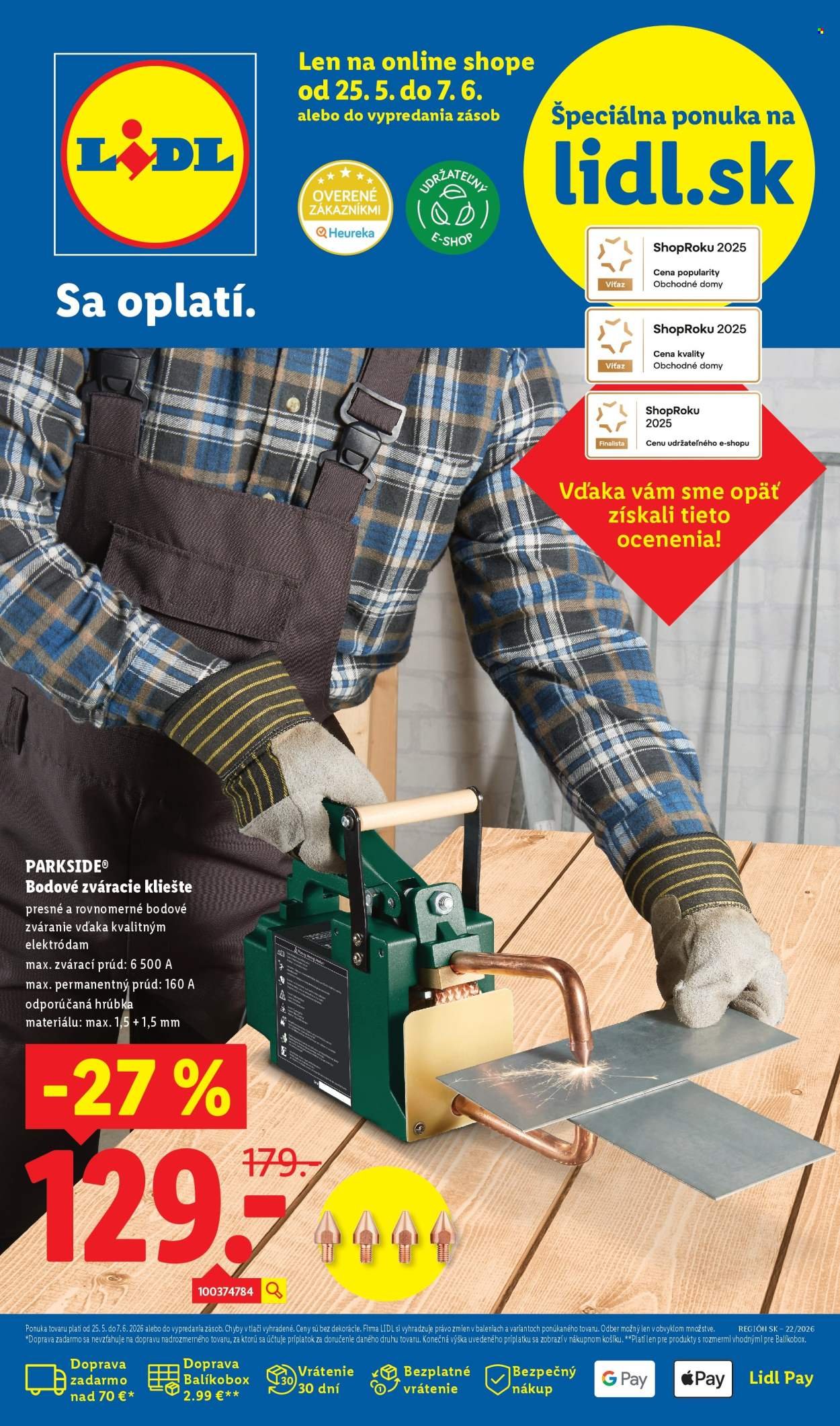 LIDL leták - Od pondelka 25.5.2026 (2026-05-25 - 2026-06-07) | 1