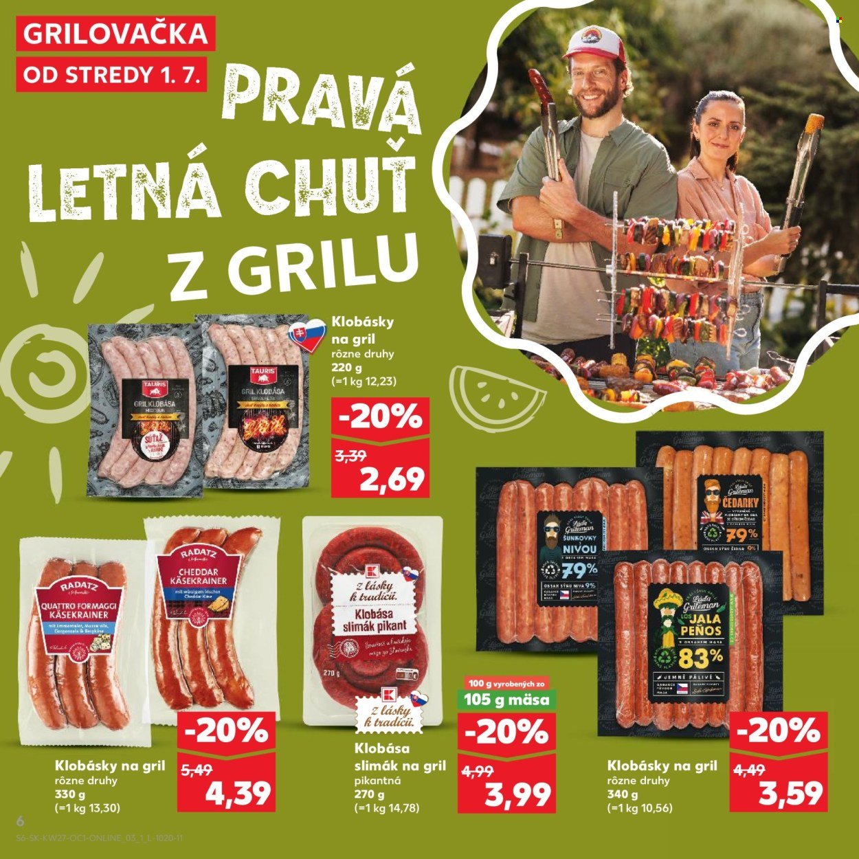 KAUFLAND leták - Od stredy 1.7.2026