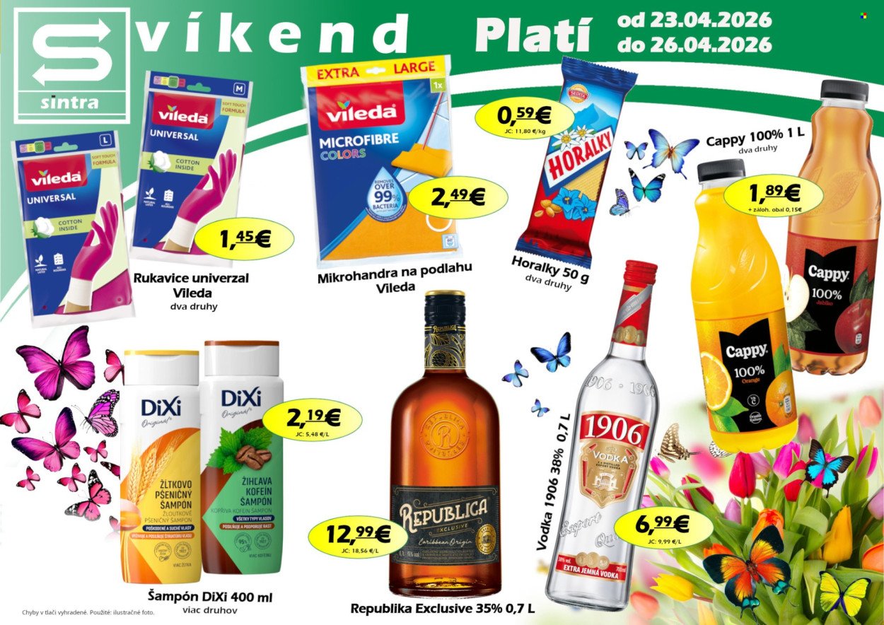 SINTRA leták - Od štvrtka 23.4.2026 (2026-04-23 - 2026-04-26) | 1
