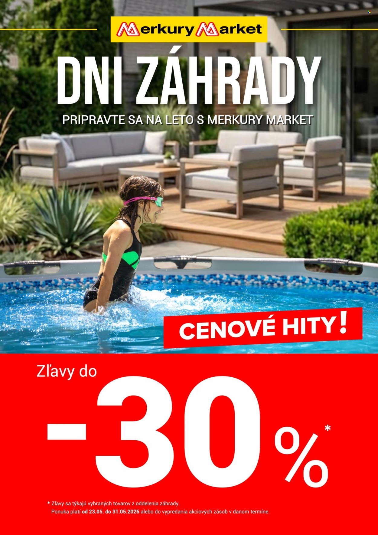 MERKURY MARKET leták - Dni záhrady (2026-05-23 - 2026-05-31) | 1
