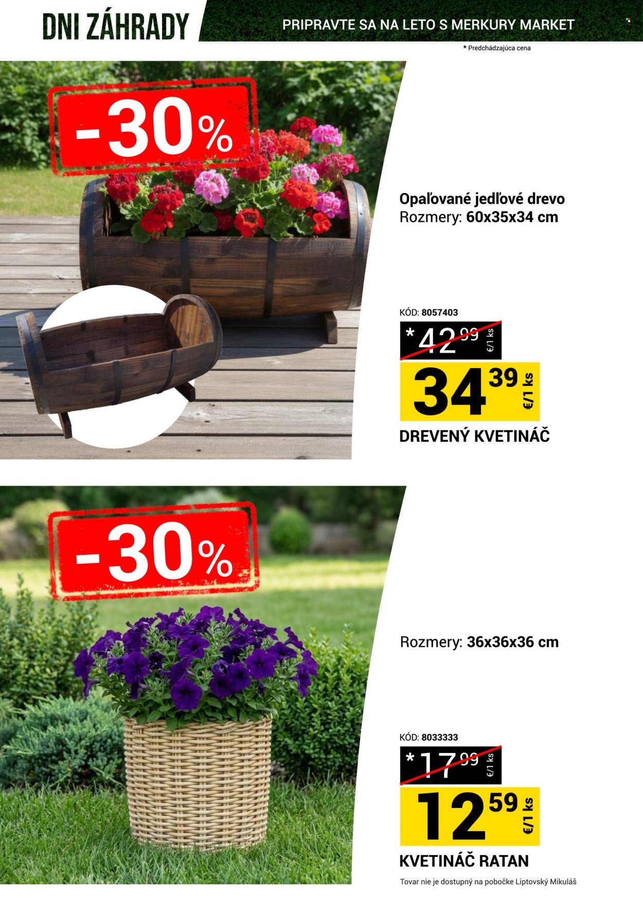 MERKURY MARKET leták - Dni záhrady (2026-05-23 - 2026-05-31) | 6