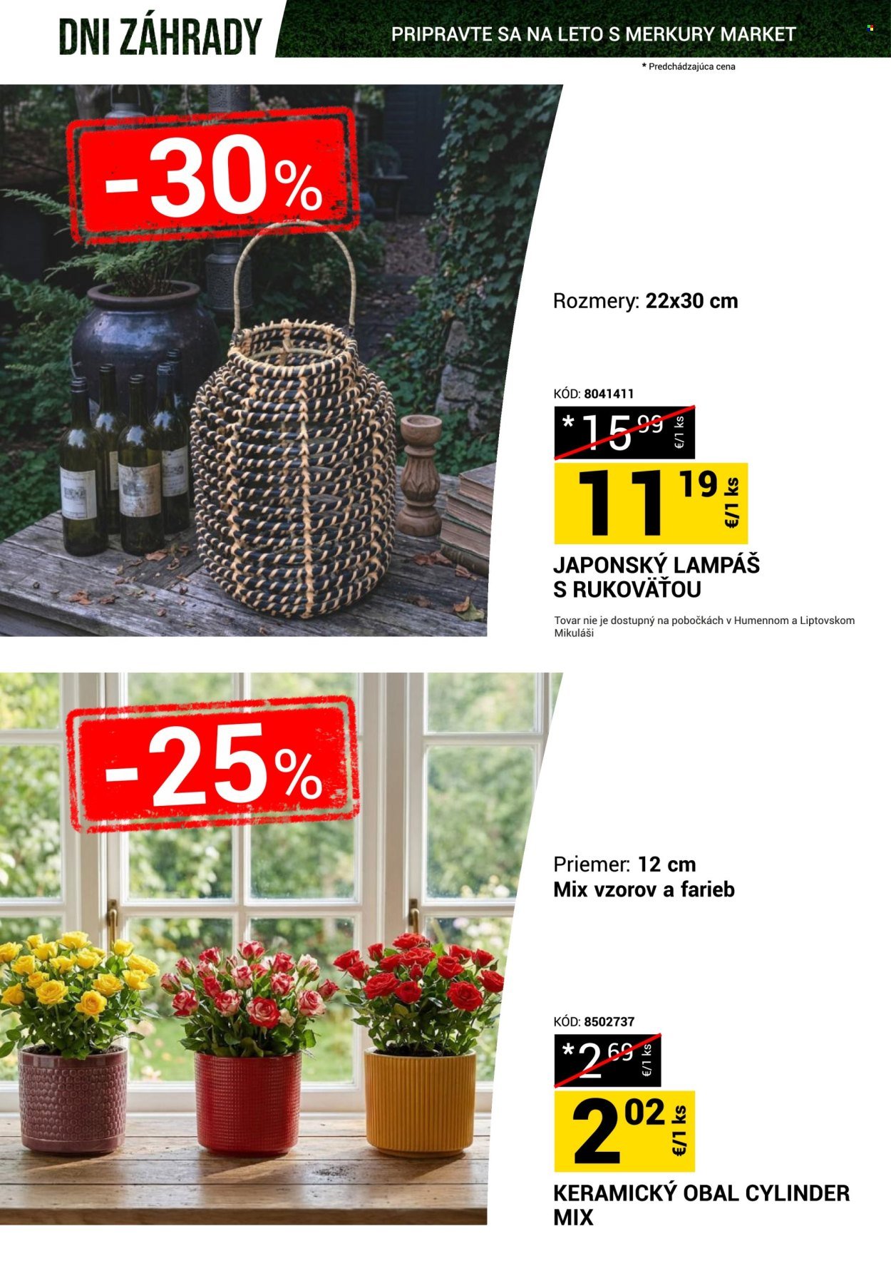 MERKURY MARKET leták - Dni záhrady (2026-05-23 - 2026-05-31) | 8