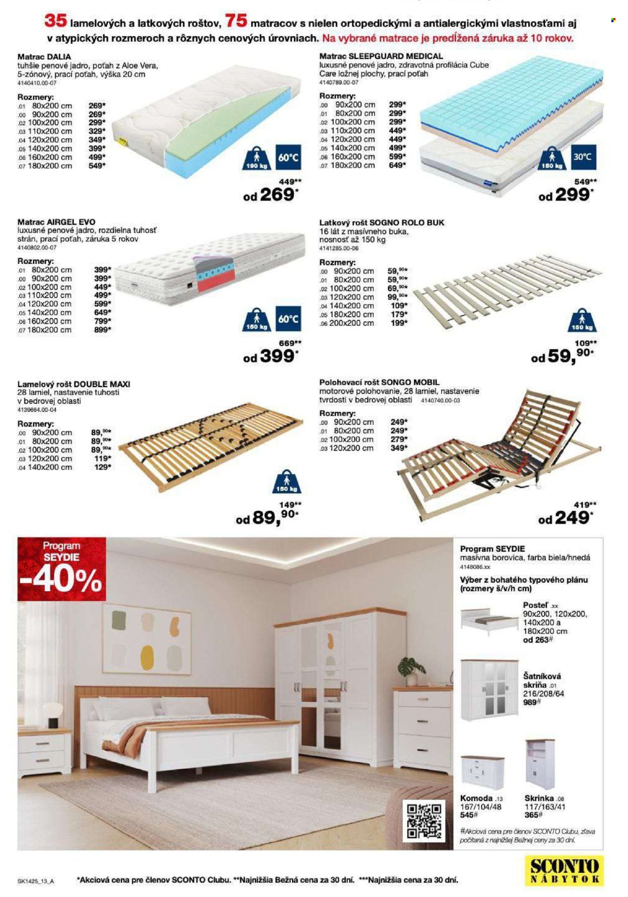 SCONTO NÁBYTOK leták - - 40% na jedálenské stoly a stoličky (2025-11-05 - 2025-11-16) | 13