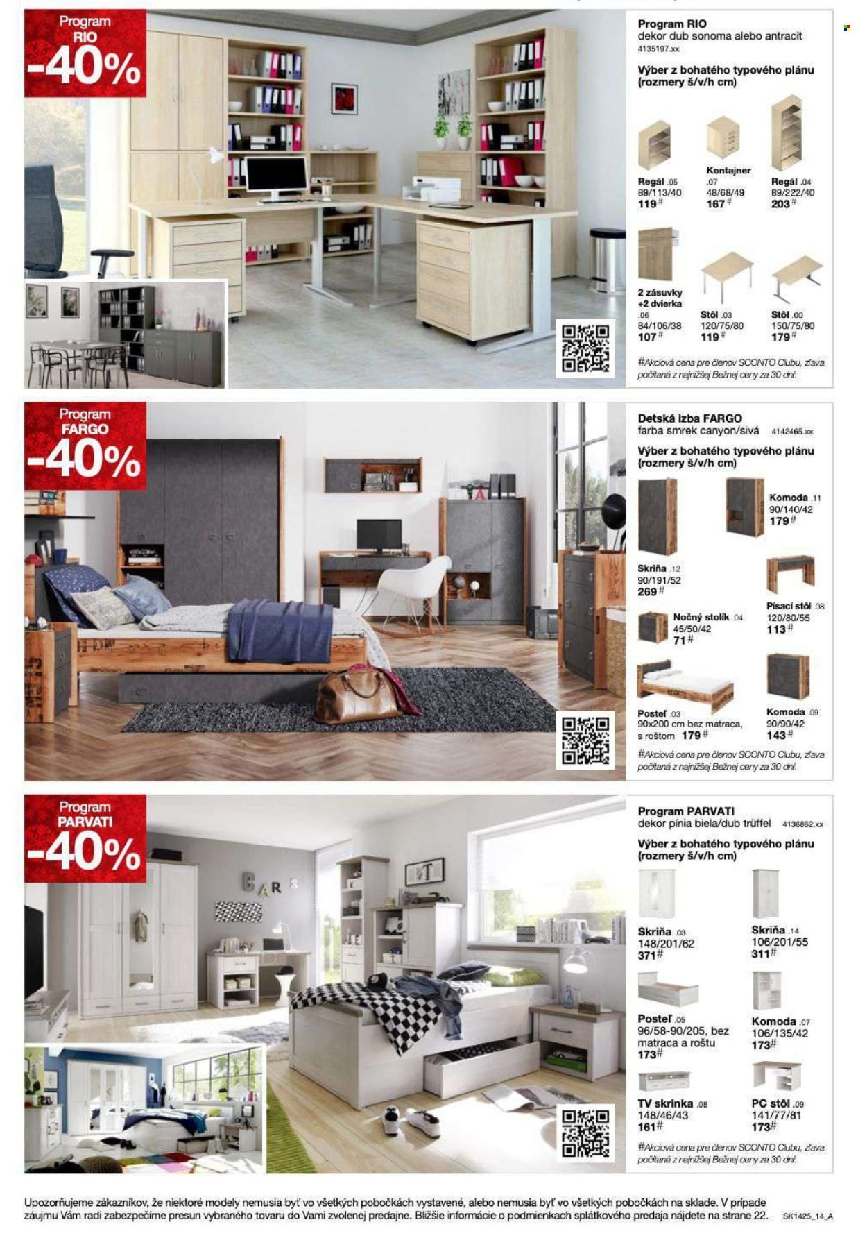 SCONTO NÁBYTOK leták - - 40% na jedálenské stoly a stoličky (2025-11-05 - 2025-11-16) | 14