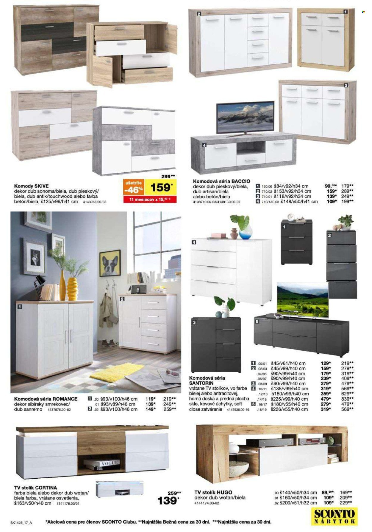 SCONTO NÁBYTOK leták - - 40% na jedálenské stoly a stoličky (2025-11-05 - 2025-11-16) | 17