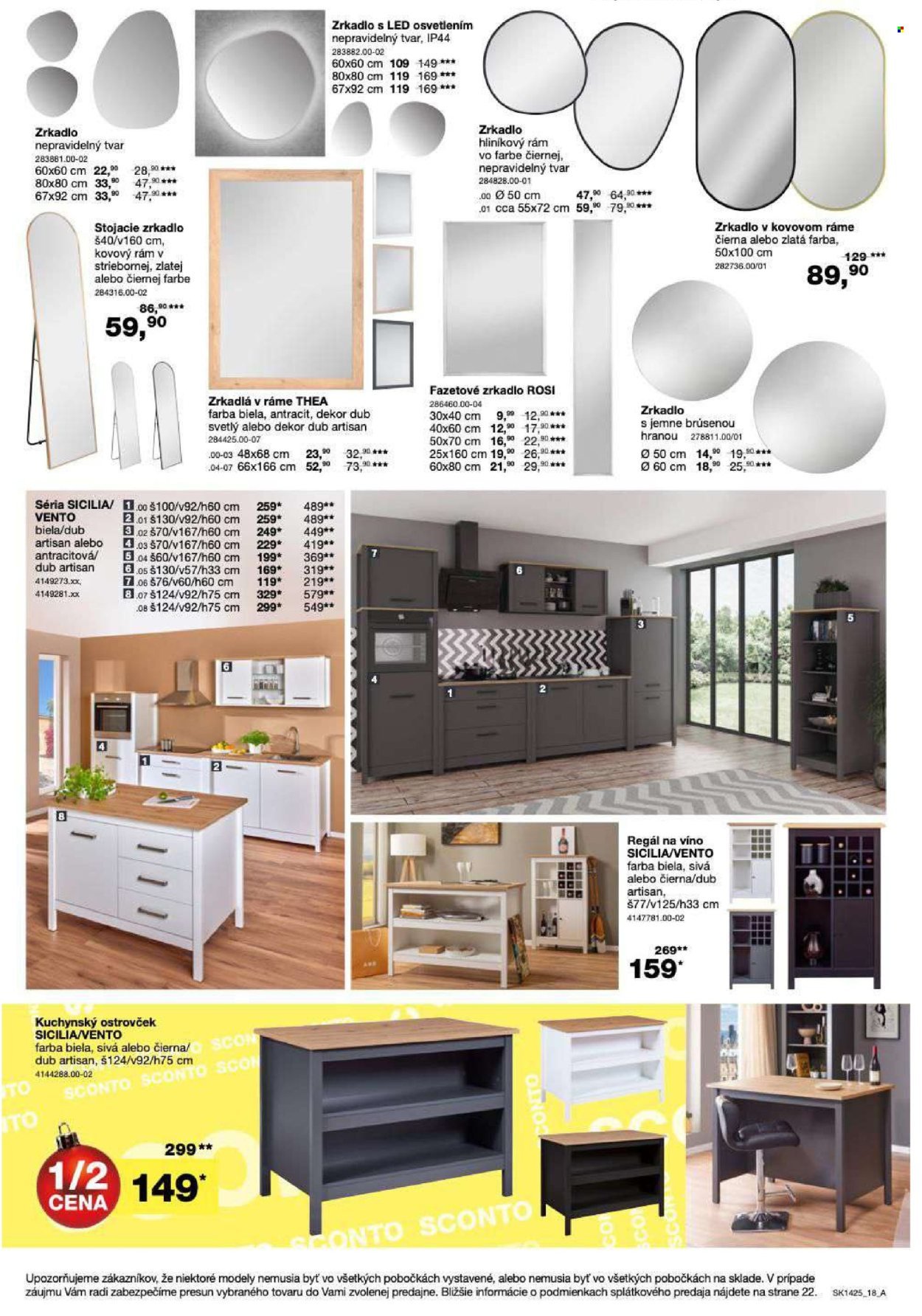 SCONTO NÁBYTOK leták - - 40% na jedálenské stoly a stoličky (2025-11-05 - 2025-11-16) | 18