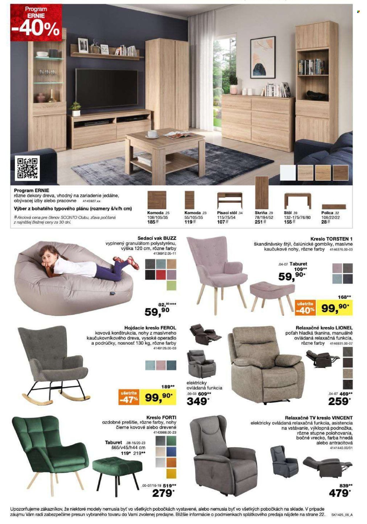 SCONTO NÁBYTOK leták - - 40% na jedálenské stoly a stoličky (2025-11-05 - 2025-11-16) | 6