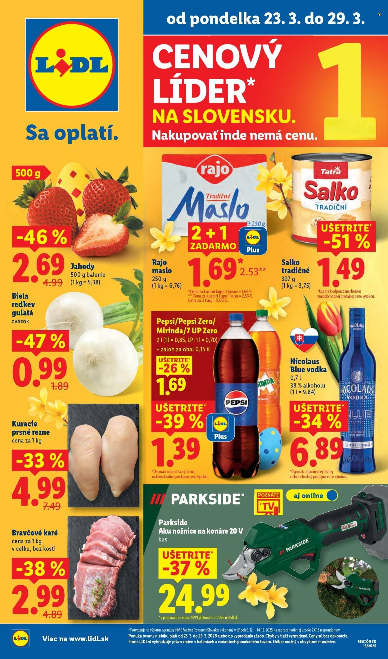 LIDL leták - Od pondelka 23.3.2026 (2026-03-23 - 2026-03-29) | 1