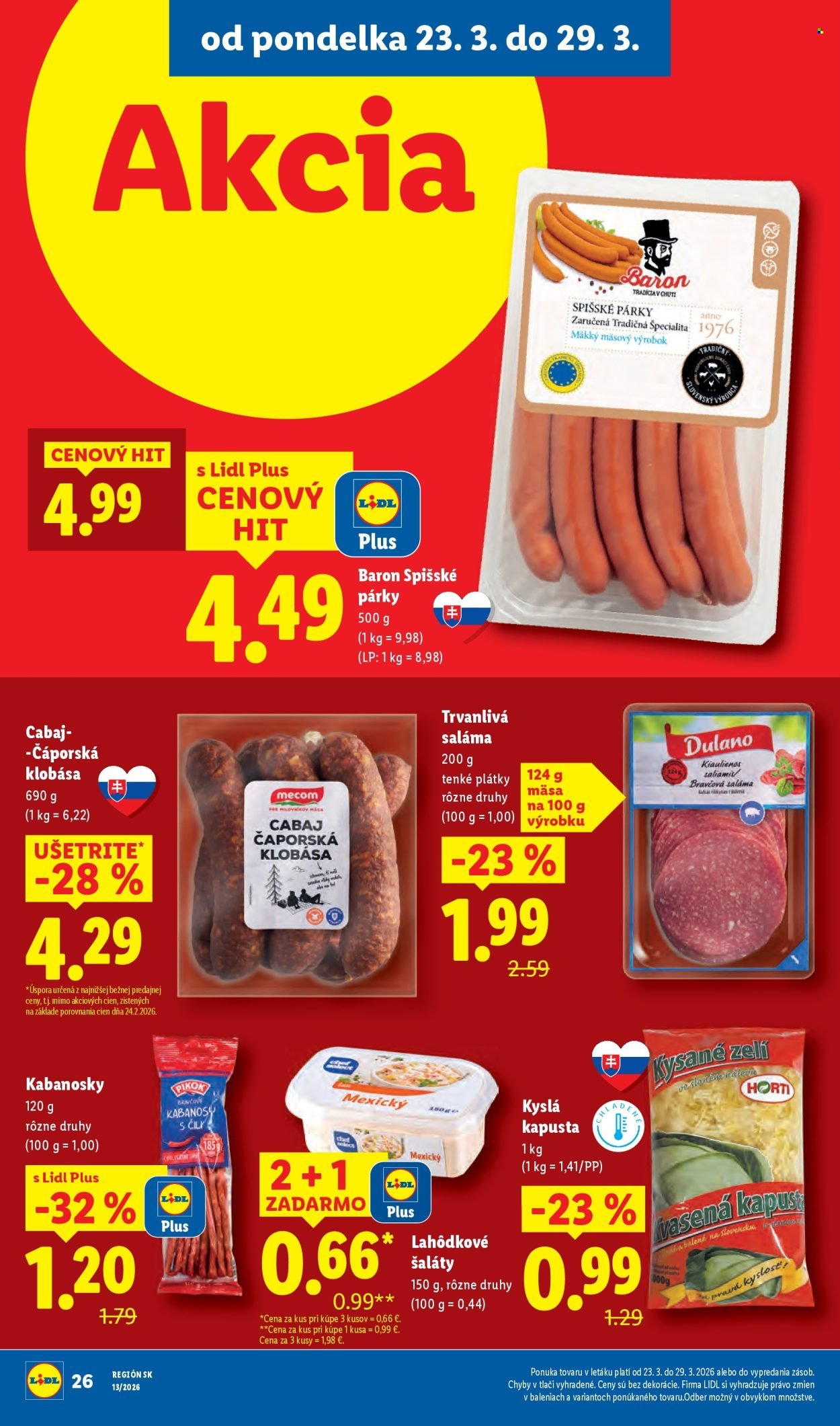 LIDL leták - Od pondelka 23.3.2026 (2026-03-23 - 2026-03-29) | 32