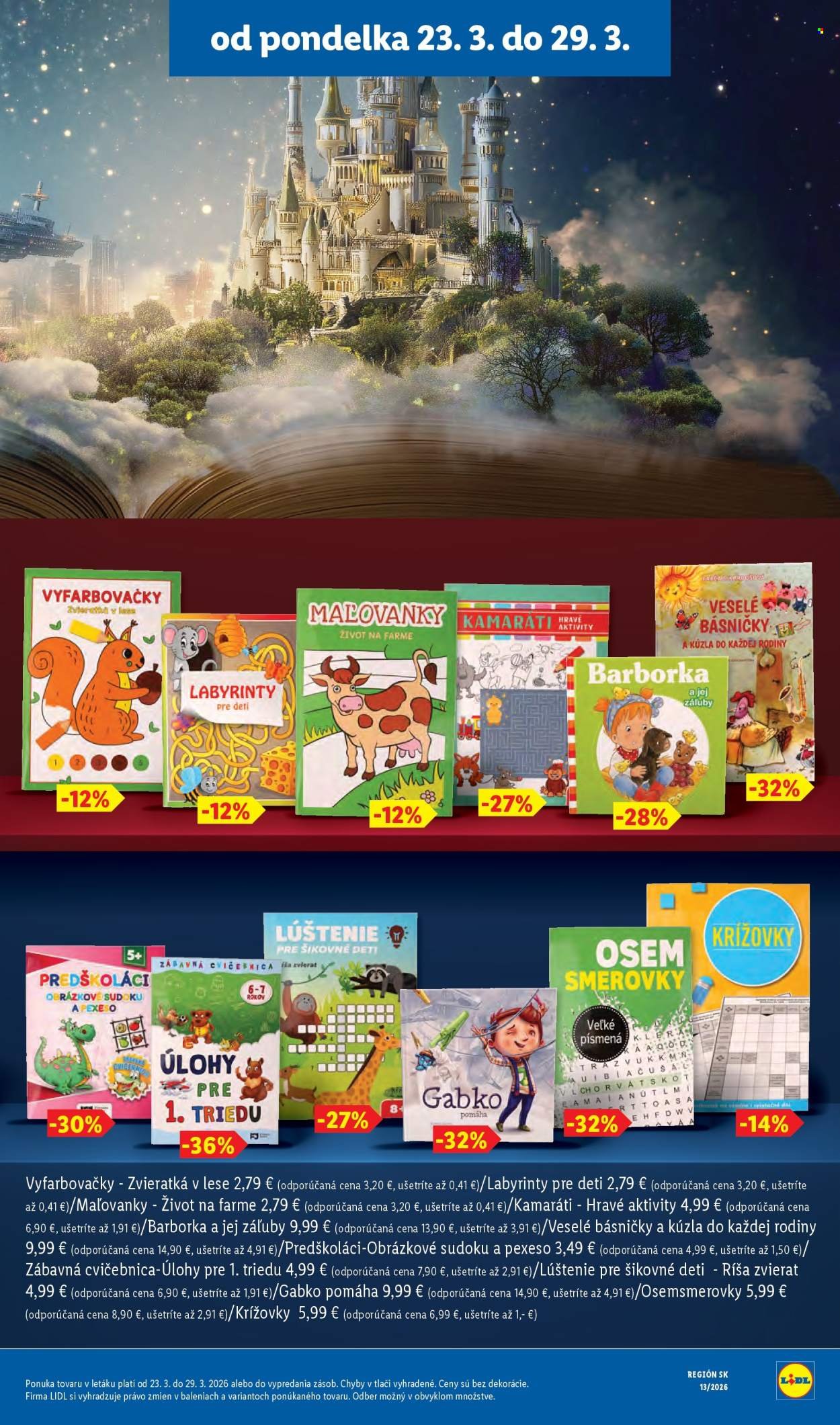 LIDL leták - Od pondelka 23.3.2026 (2026-03-23 - 2026-03-29) | 43
