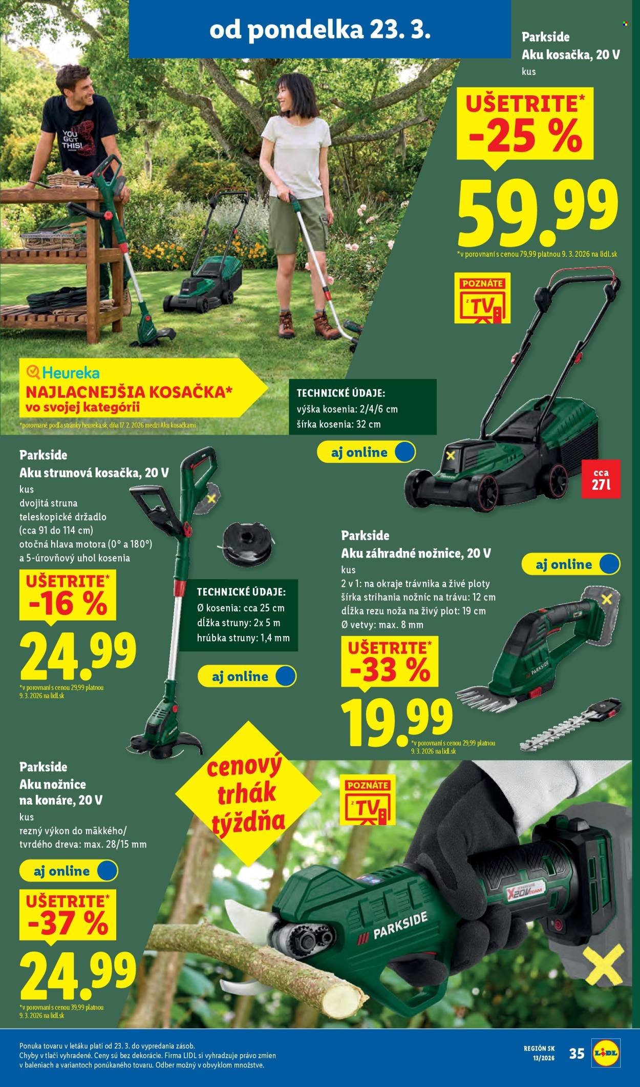 LIDL leták - Od pondelka 23.3.2026 (2026-03-23 - 2026-03-29) | 45