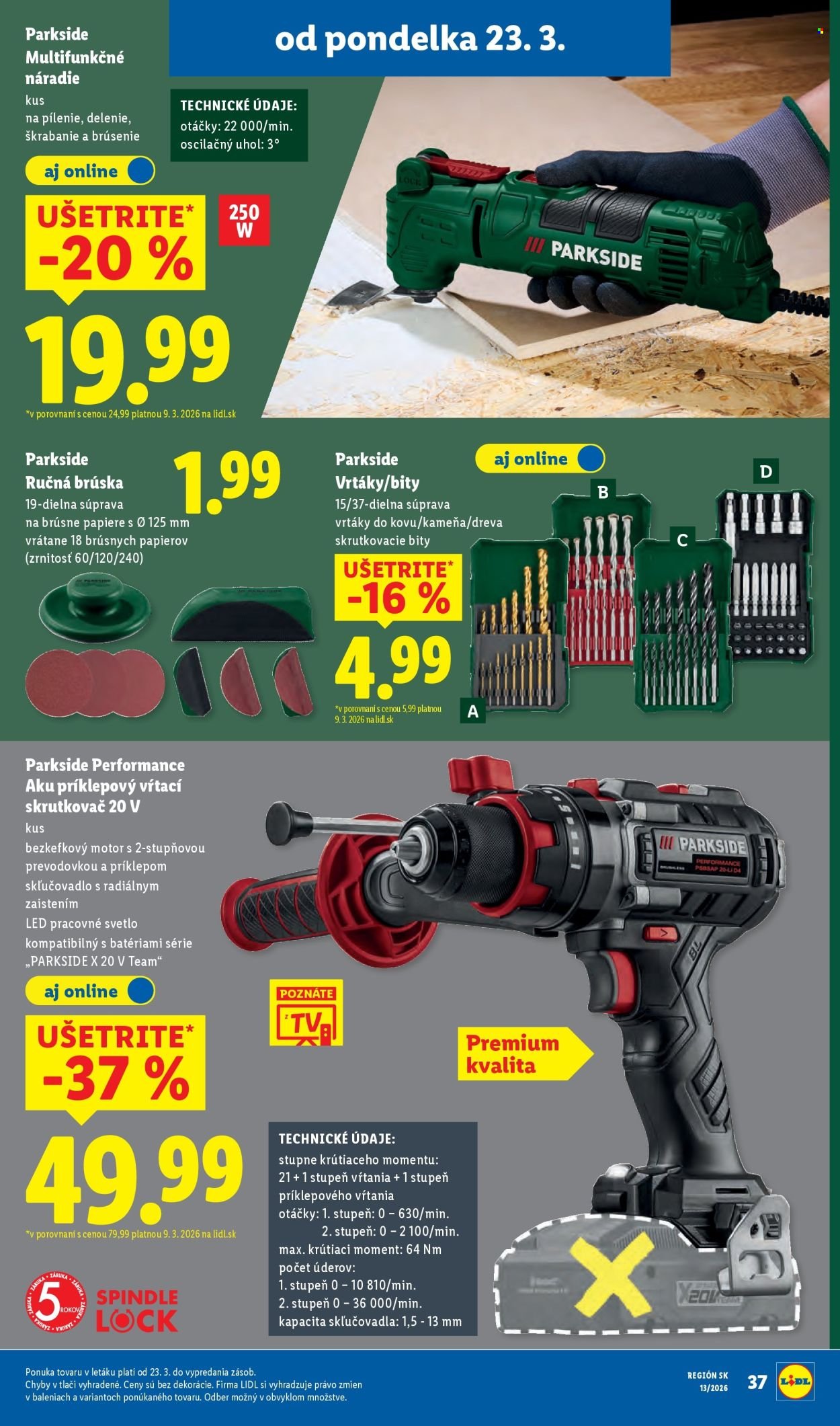 LIDL leták - Od pondelka 23.3.2026 (2026-03-23 - 2026-03-29) | 47