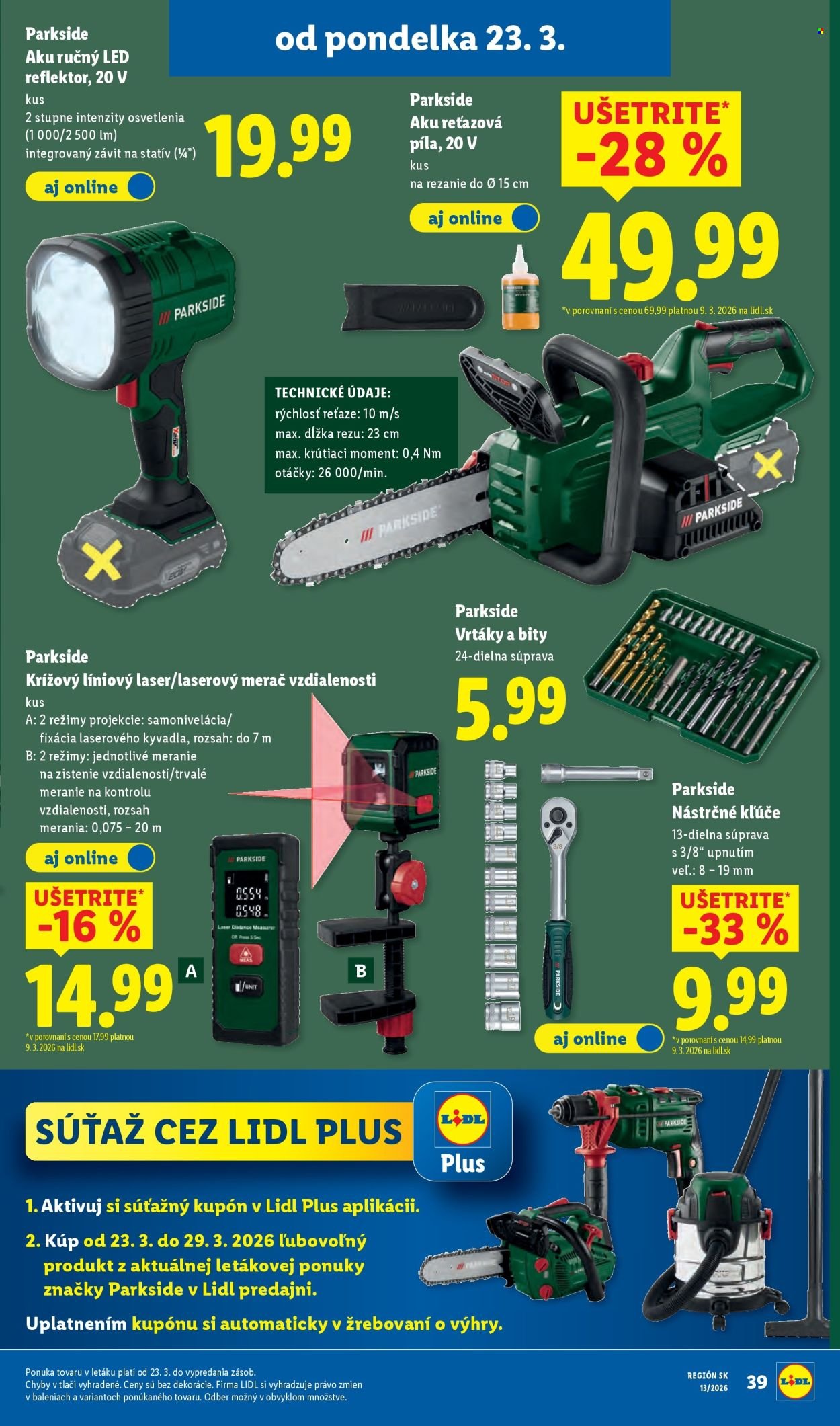 LIDL leták - Od pondelka 23.3.2026 (2026-03-23 - 2026-03-29) | 49