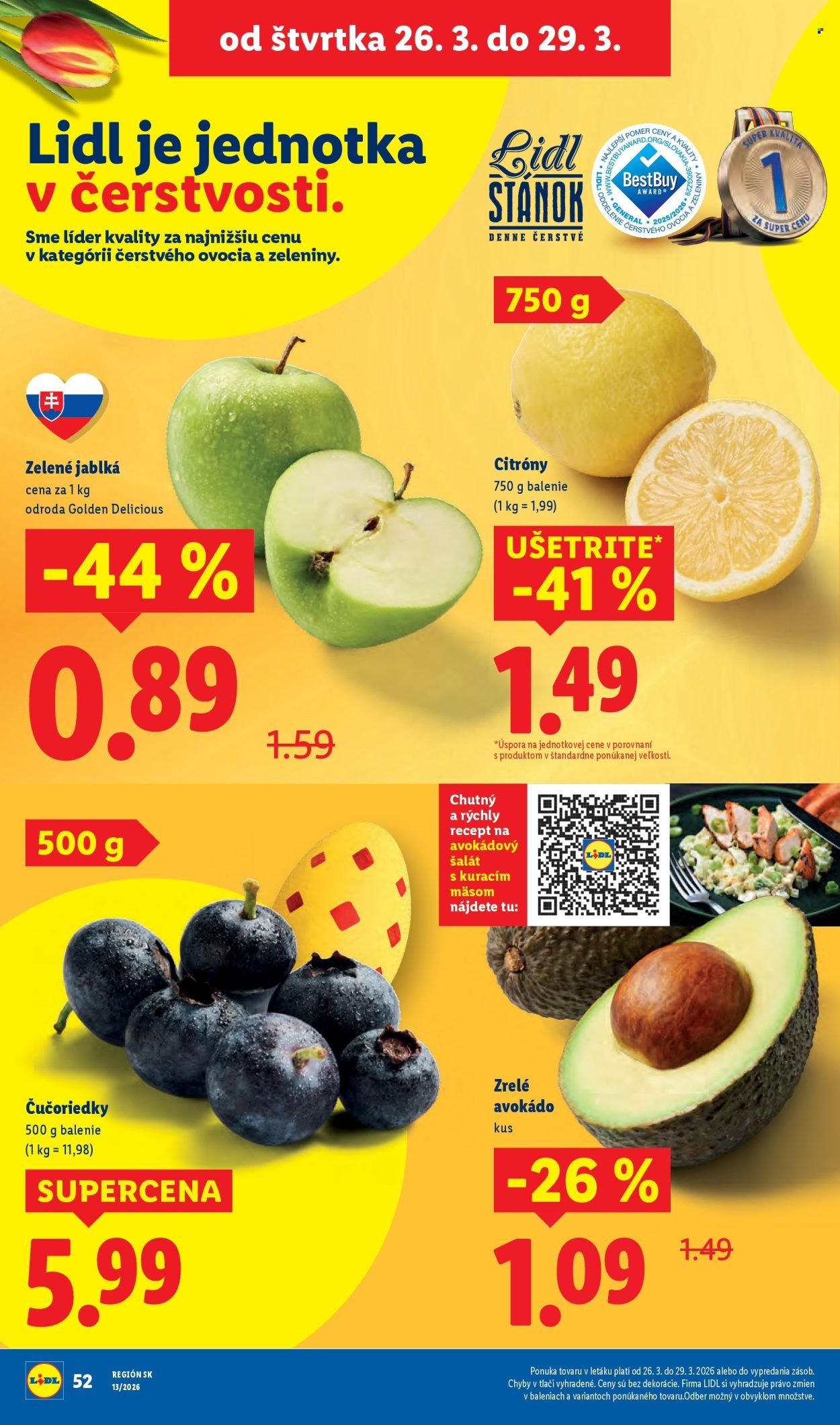 LIDL leták - Od pondelka 23.3.2026 (2026-03-23 - 2026-03-29) | 58