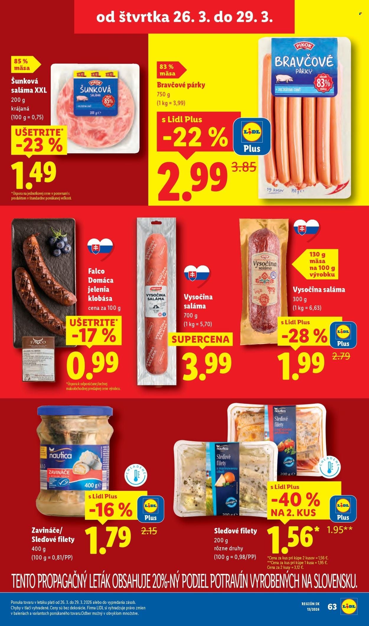 LIDL leták - Od pondelka 23.3.2026 (2026-03-23 - 2026-03-29) | 73