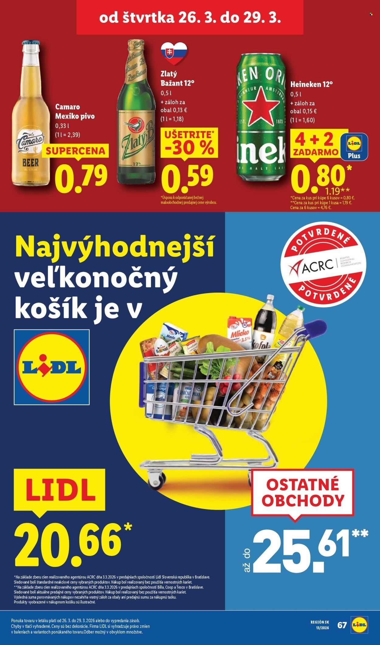 LIDL leták - Od pondelka 23.3.2026 (2026-03-23 - 2026-03-29) | 78