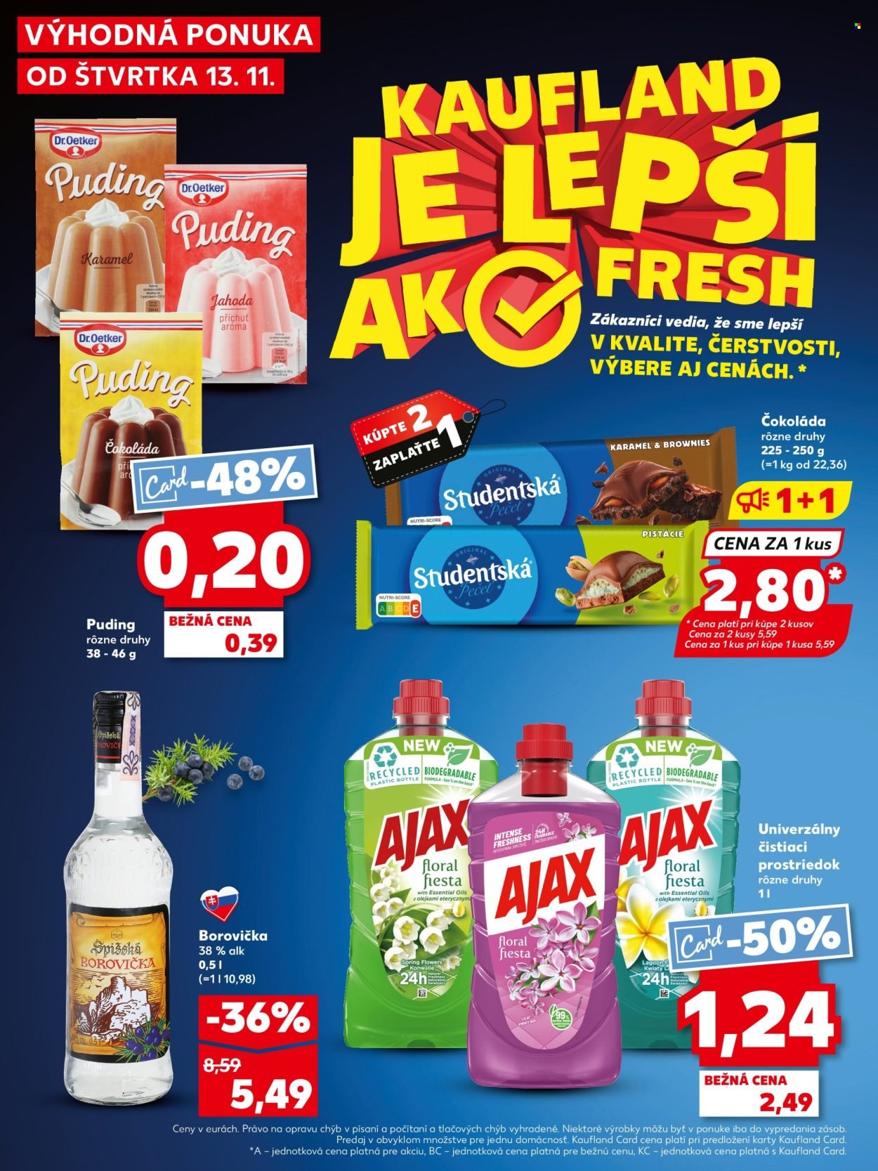KAUFLAND leták - KAUFLAND JE LEPŠÍ AKO FRESH (2025-11-13 - 2025-11-19) | 2