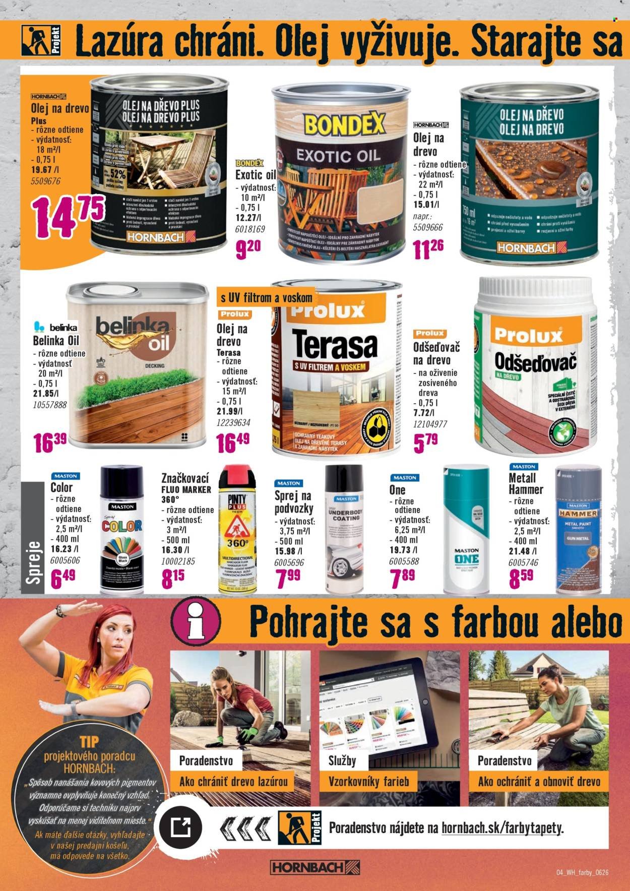 HORNBACH leták - Váš ďalší projekt - Farby