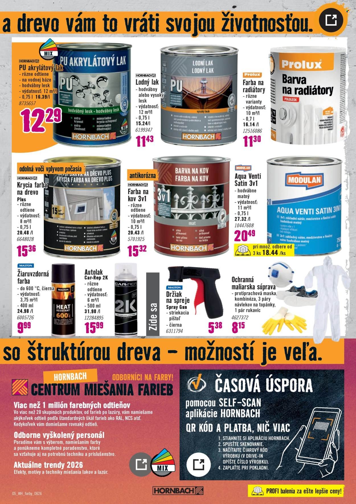 HORNBACH leták - Váš ďalší projekt - Farby