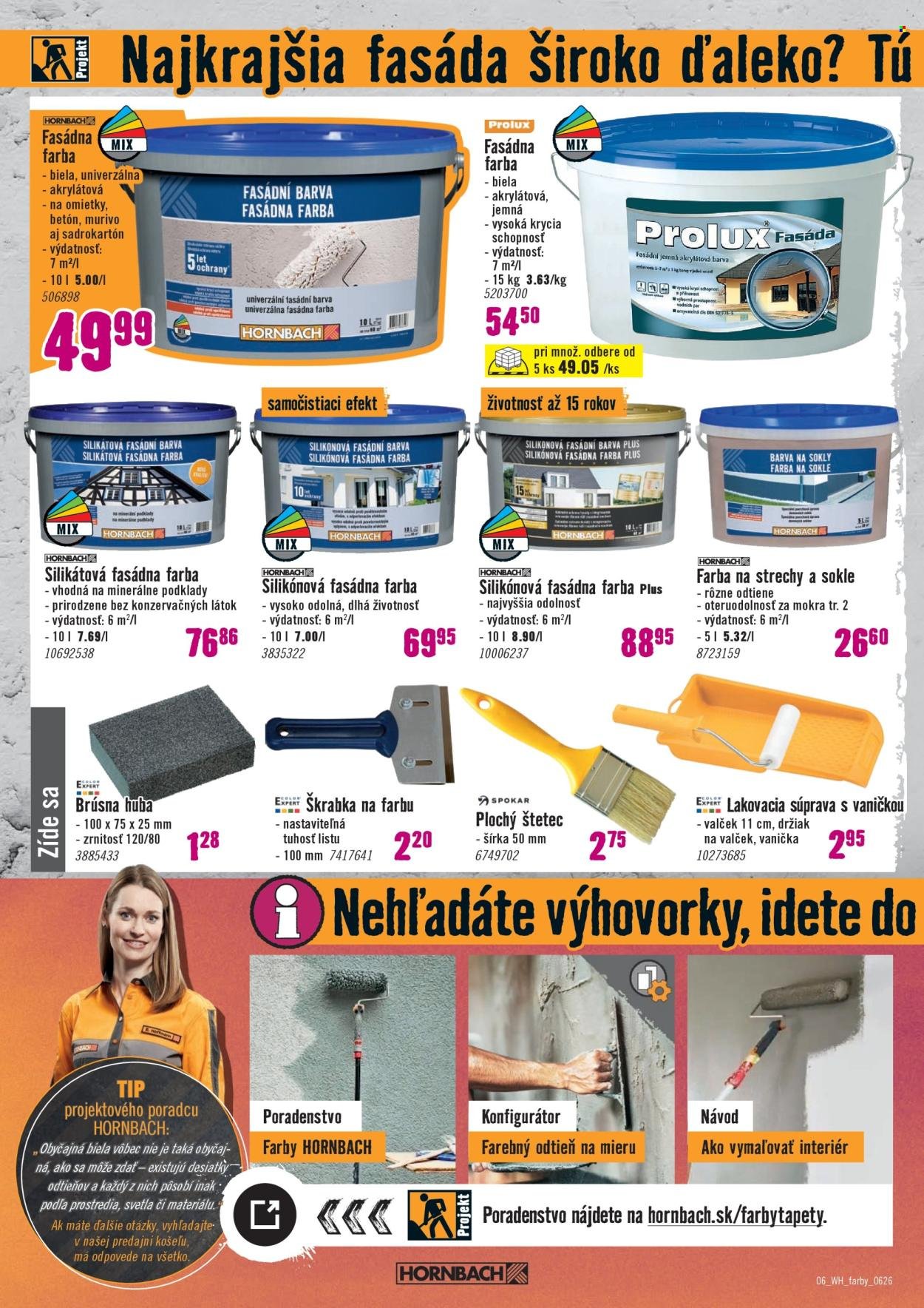HORNBACH leták - Váš ďalší projekt - Farby