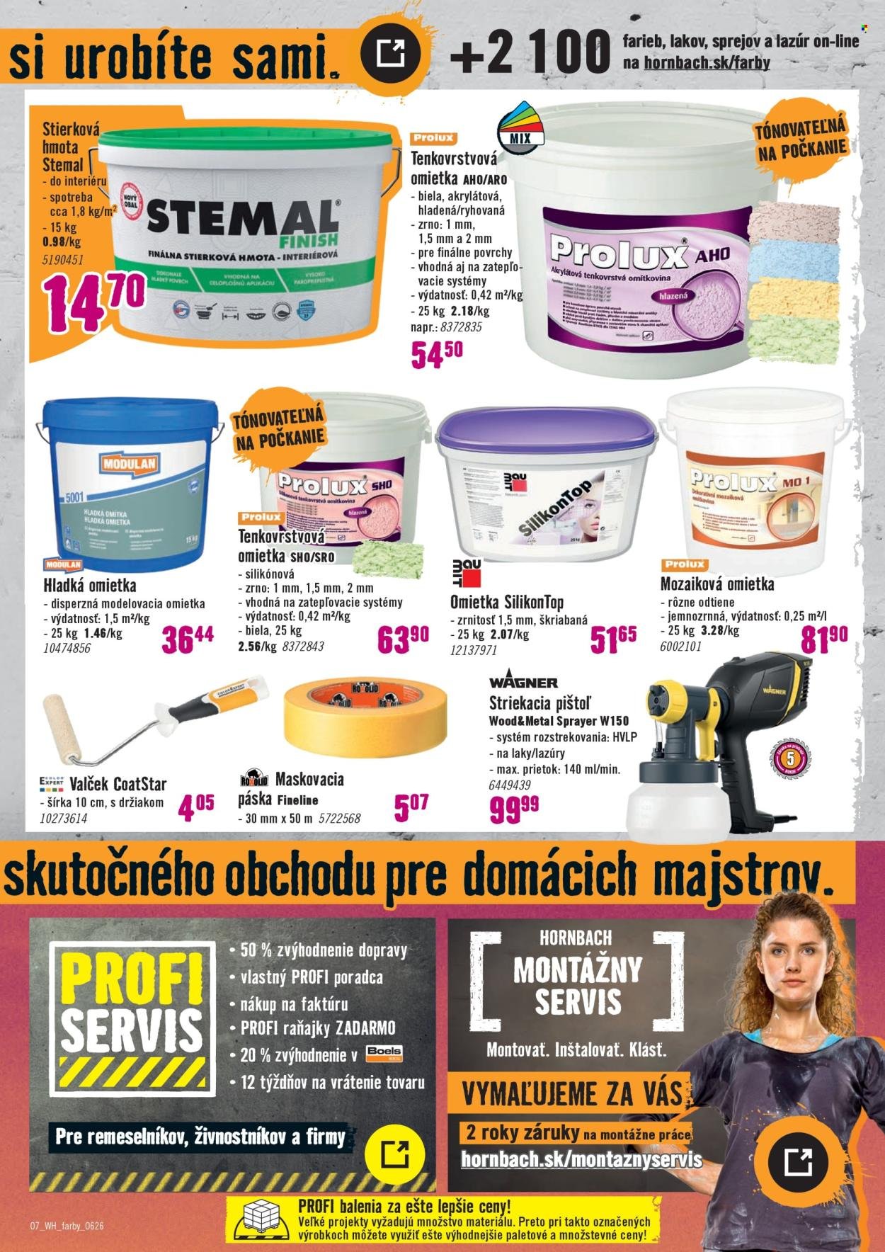 HORNBACH leták - Váš ďalší projekt - Farby
