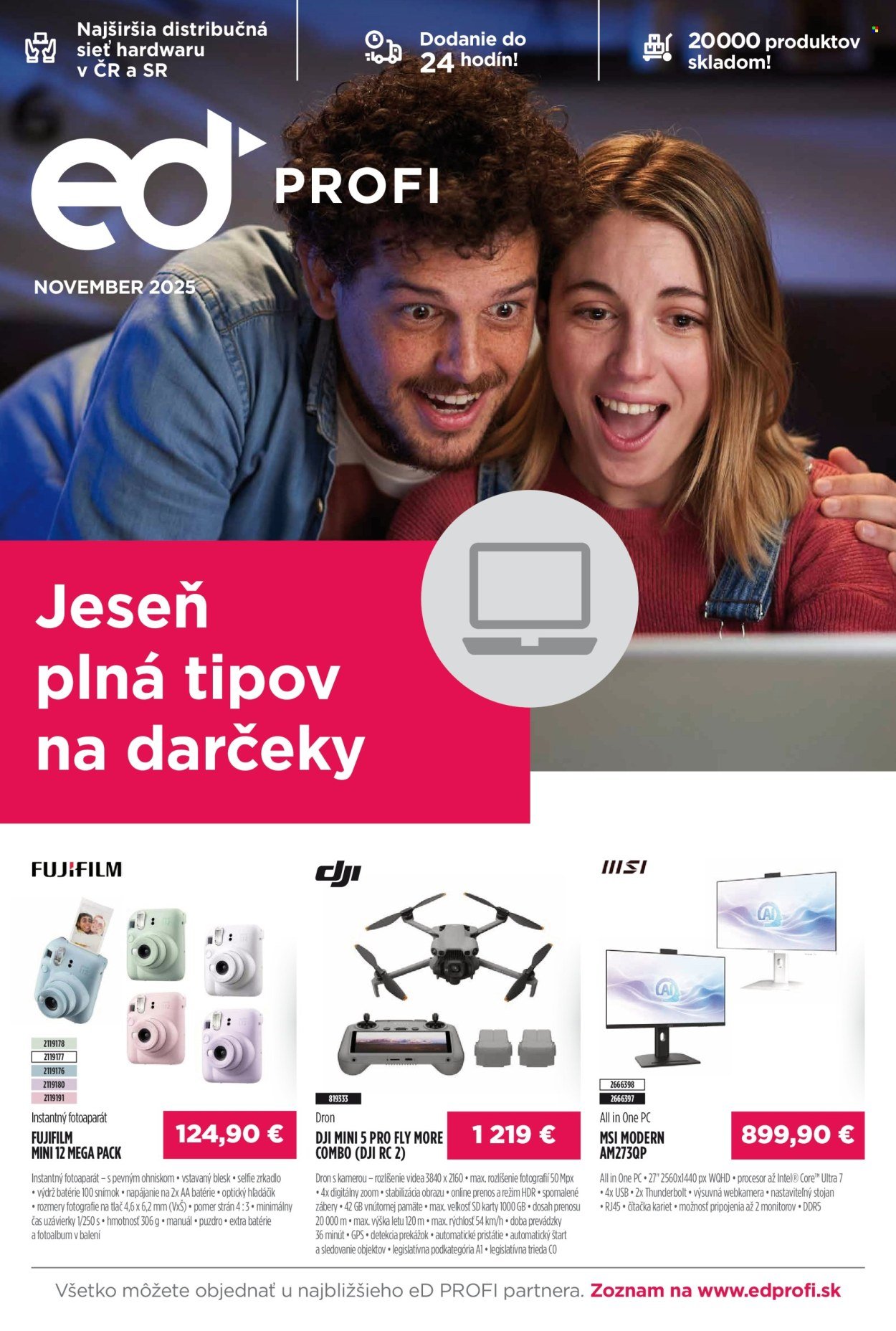 ED PROFI leták - Jeseň plná tipov na darčeky (2025-11-01 - 2025-11-30) | 1