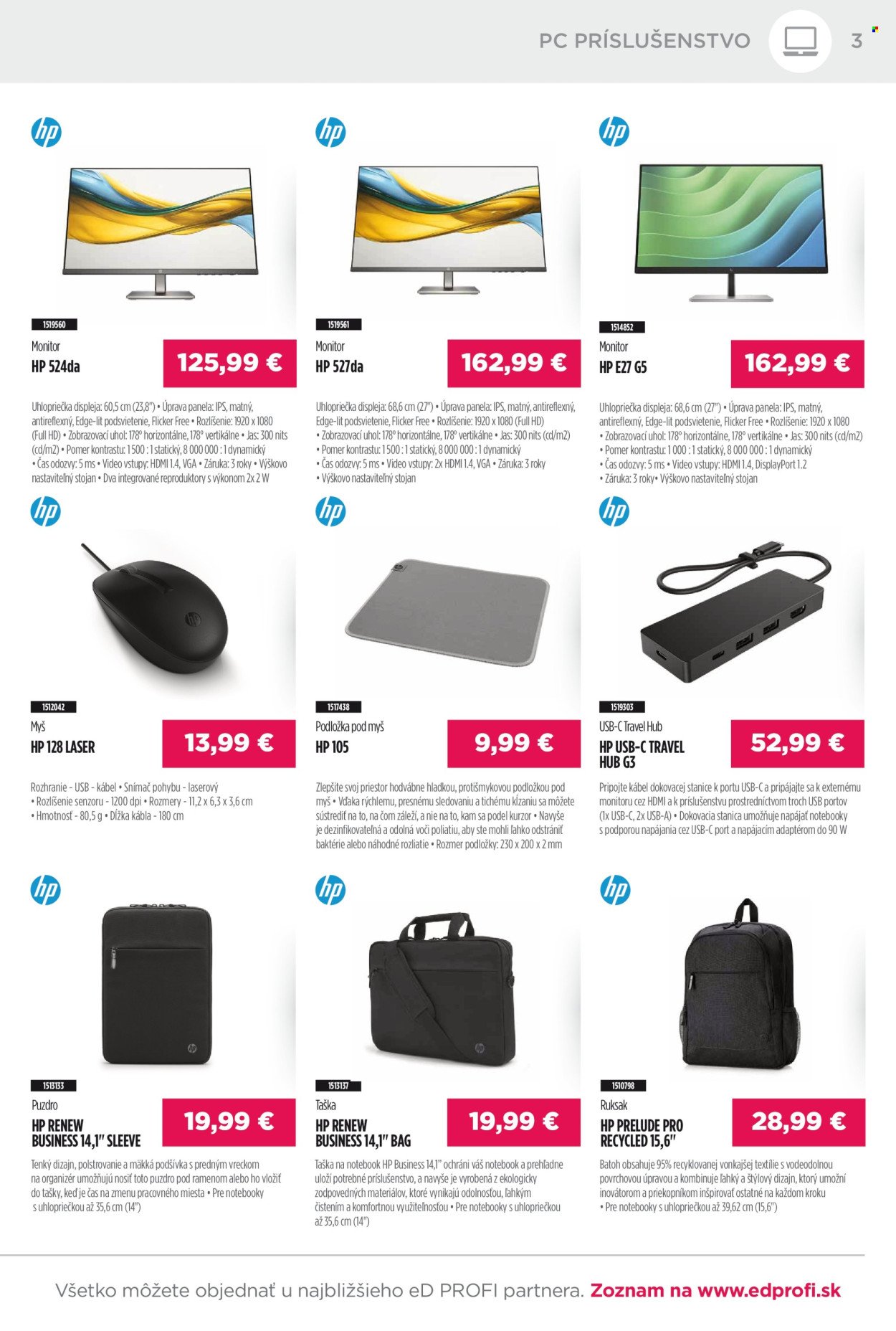 ED PROFI leták - Jeseň plná tipov na darčeky (2025-11-01 - 2025-11-30) | 3