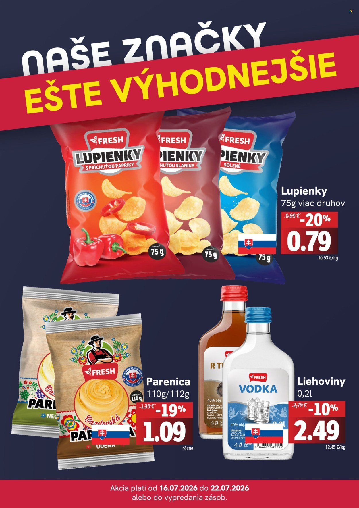 FRESH leták - Týždenná akcia