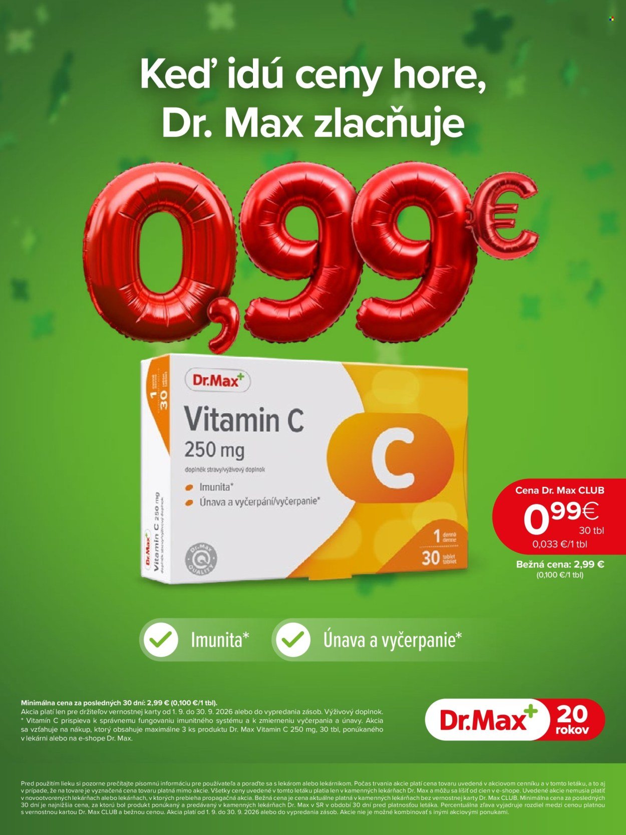 DR. MAX leták - Od utorka 1.9.2026