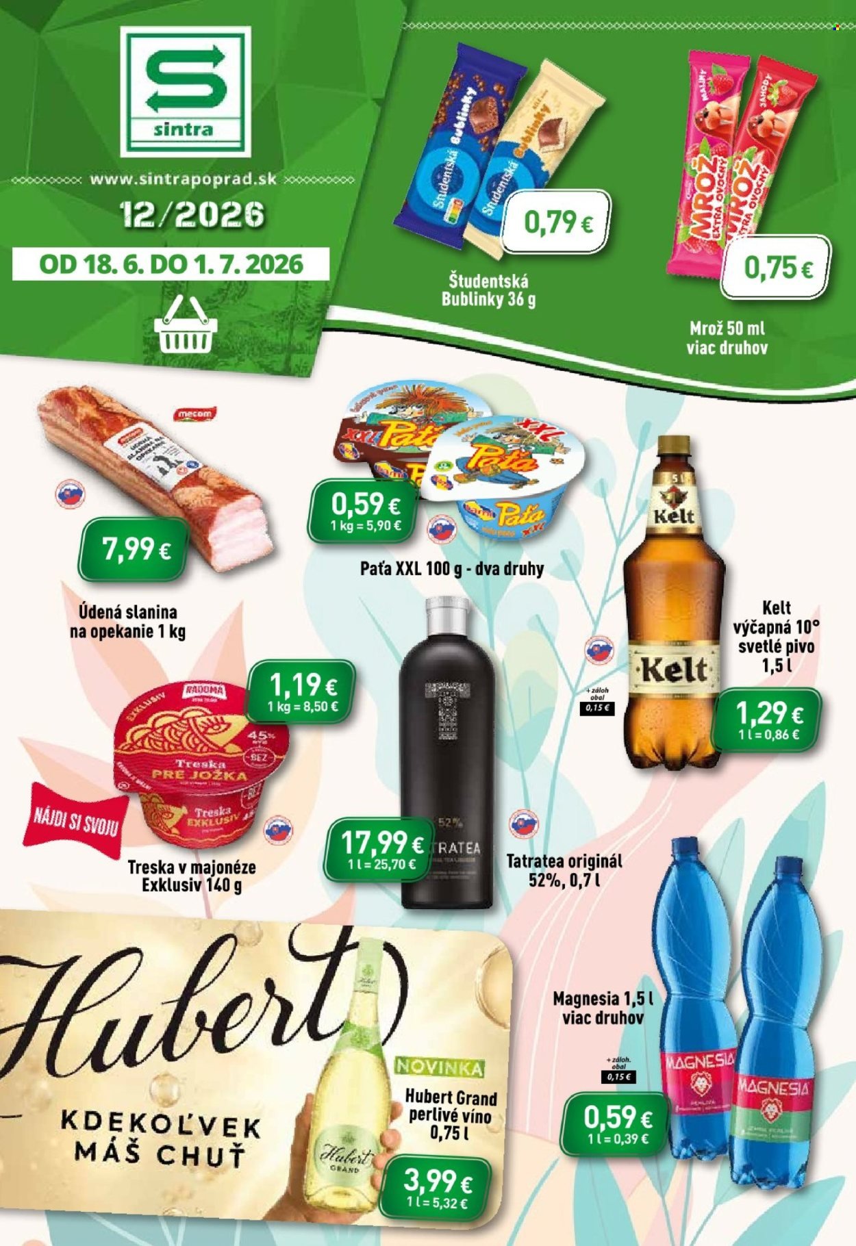 SINTRA leták - Od štvrtka 18.6.2026