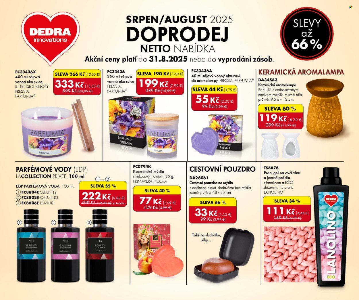 DEDRA leták - Leták doprodej 08 (2025-07-27 - 2025-08-31) | 1